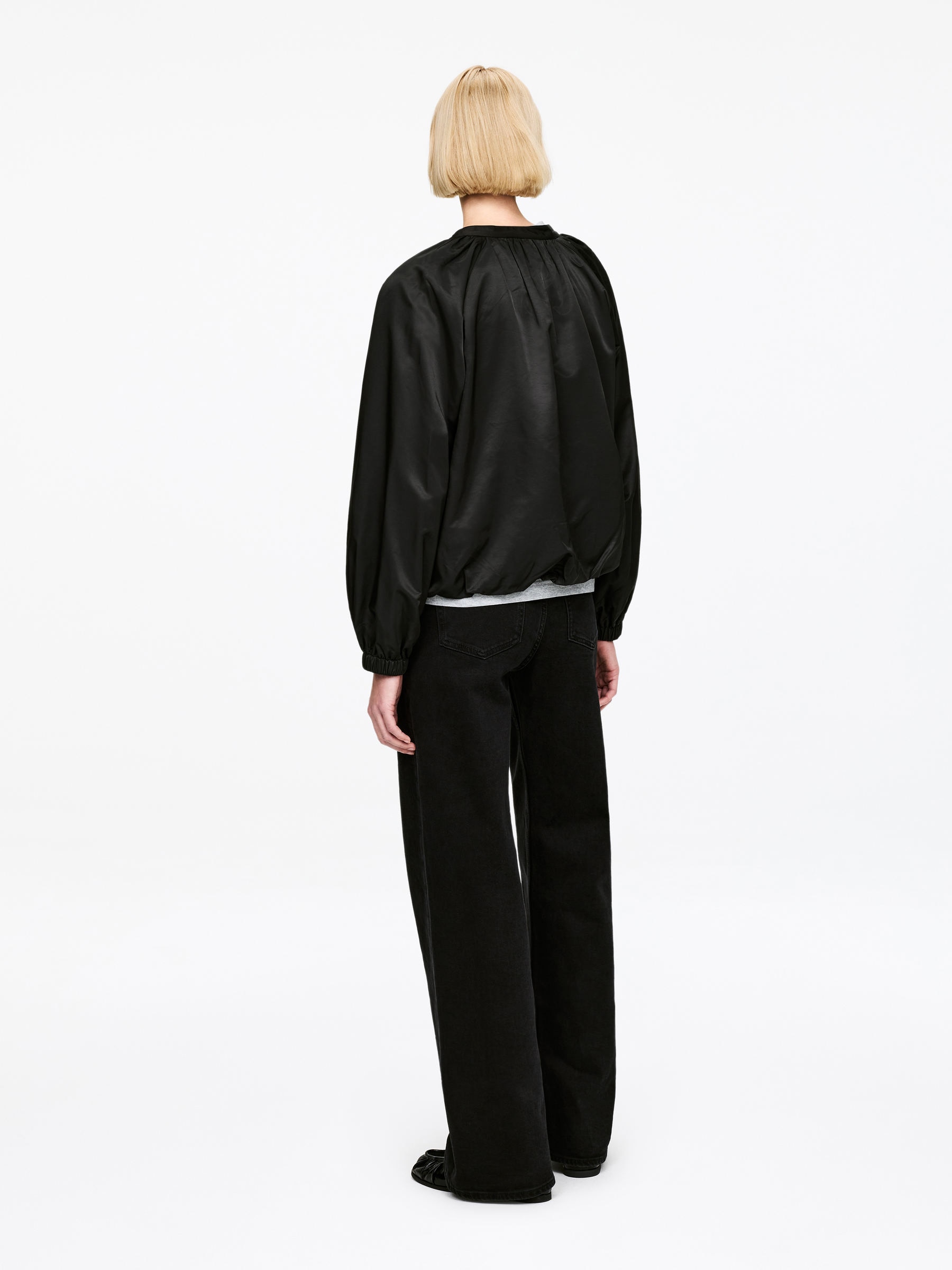 Balloon Light Jacket - Black - Regular fit - Women - StillMedia/Lookbook - 6