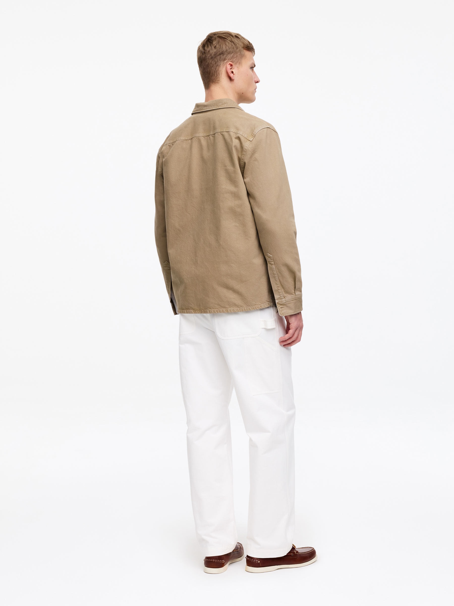 Surchemise en coton - Beige - Regular fit - Homme - StillMedia/Lookbook - 5