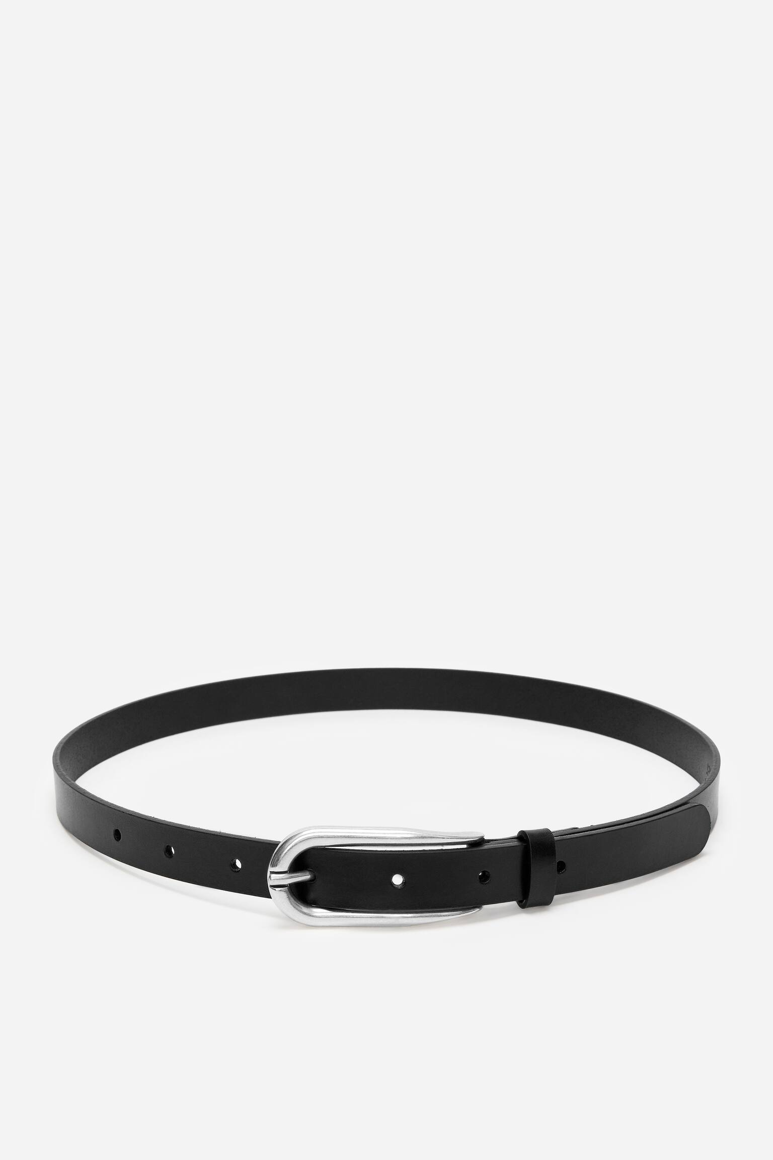 Ledergürtel - Schwarz - 2