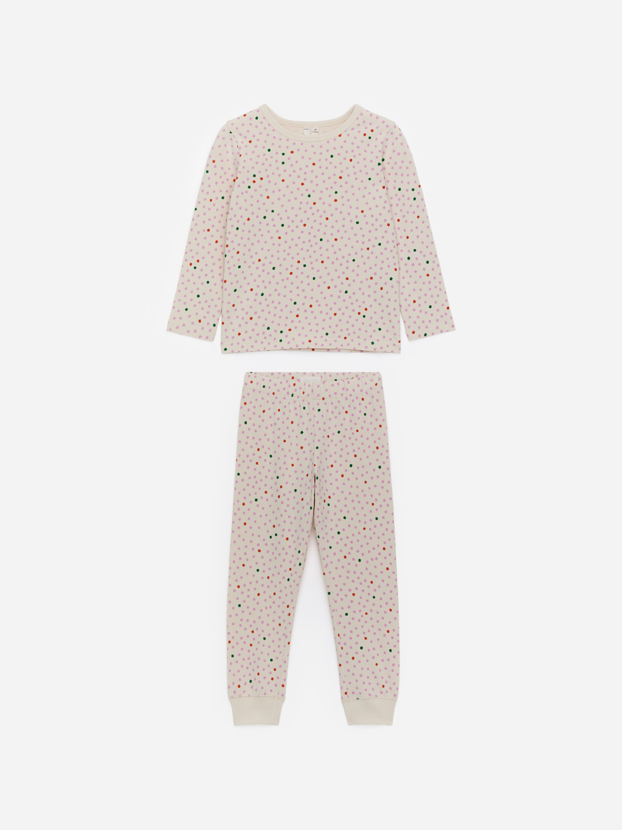 Προβολή μεγαλύτερης εικόνας: Σετ Πιτζάμας Jersey - Λευκό με Αστέρια - Kids | H&M GR 1