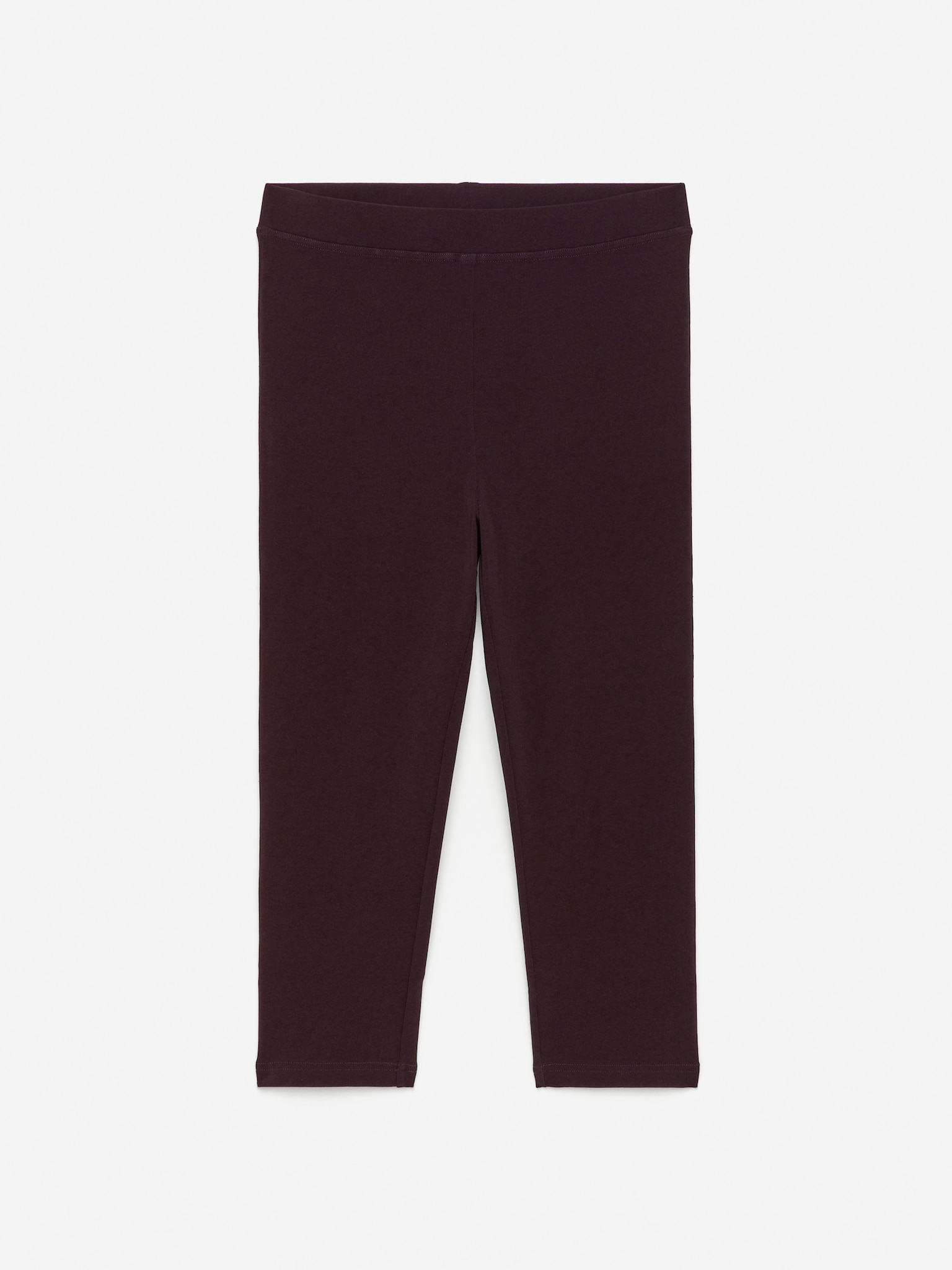 Capri-legging - Bordeauxrood/Zwart