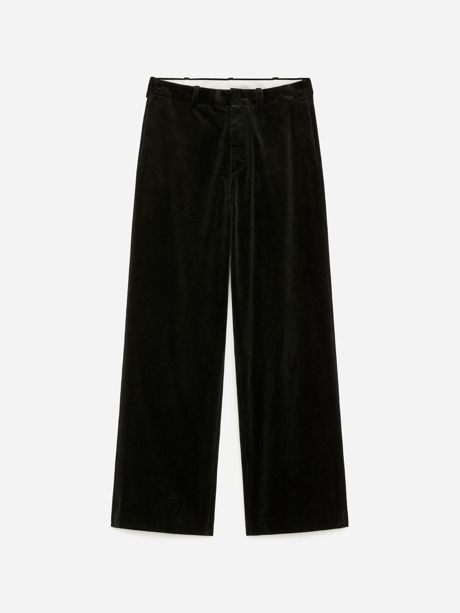 ARKET Men's  Relaxed Corduroy Trousers Green,  size 46