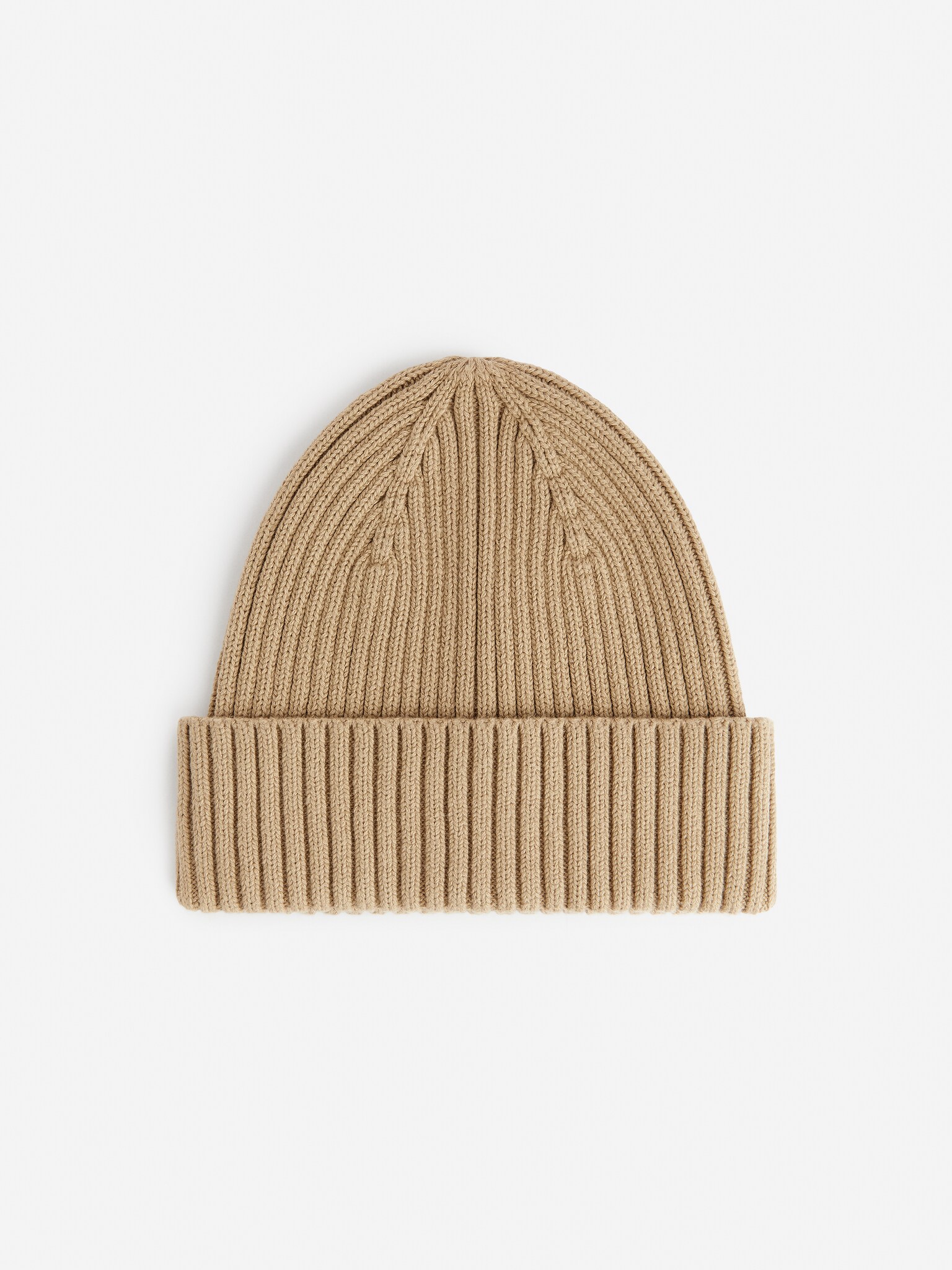 Rib Knit Beanie - Beige/Dark Green/Blue/Black/Orange/Dark Blue/Lilac/Bright Red/Red/Lilac/Blue/Dark Blue