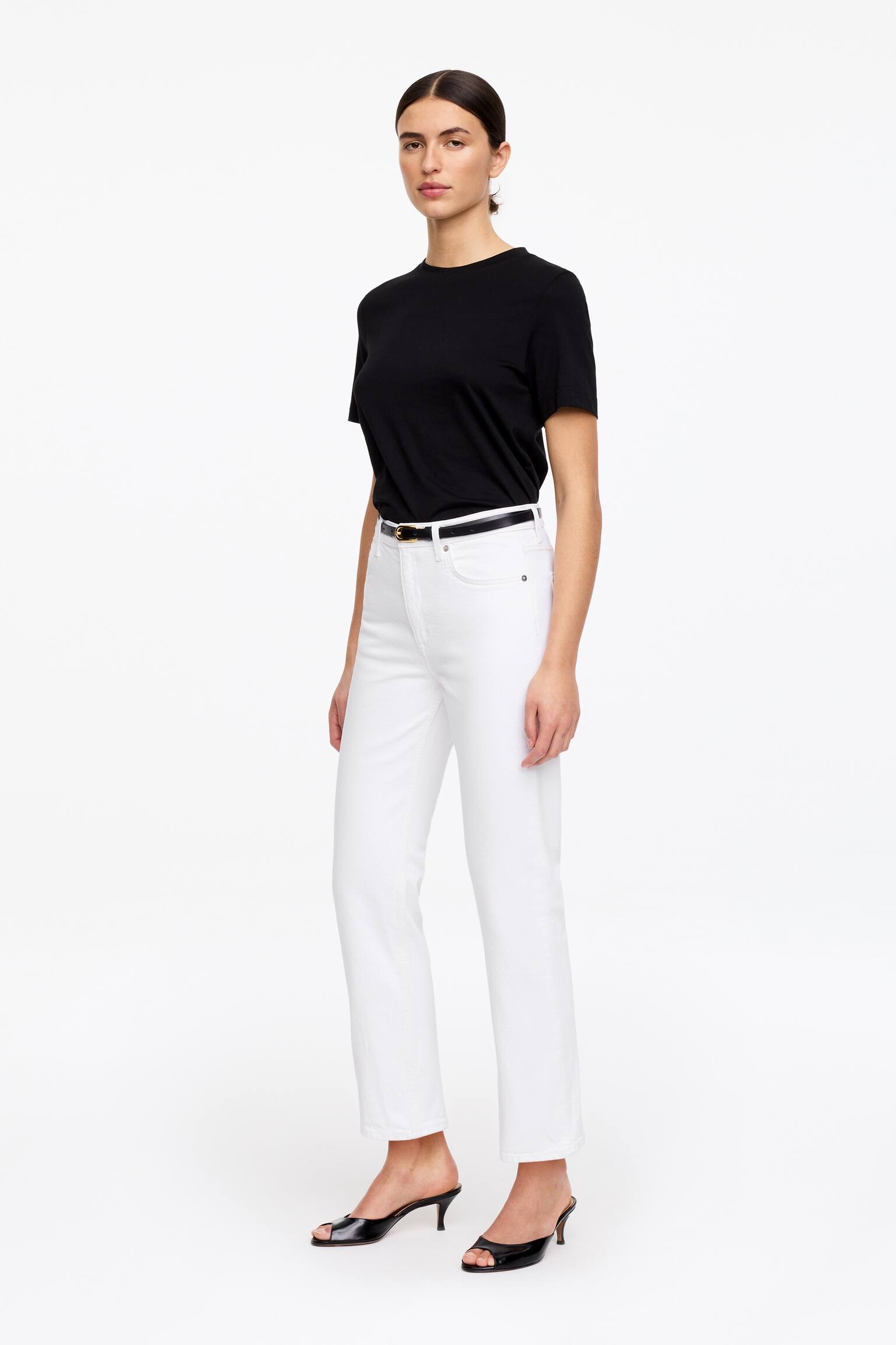JADE CROPPED slim jeans - Hvid/Forvasket sort/Lyseblå/Hvid/Mørkeblå/Blå/Blå/Mørkeblå - 6