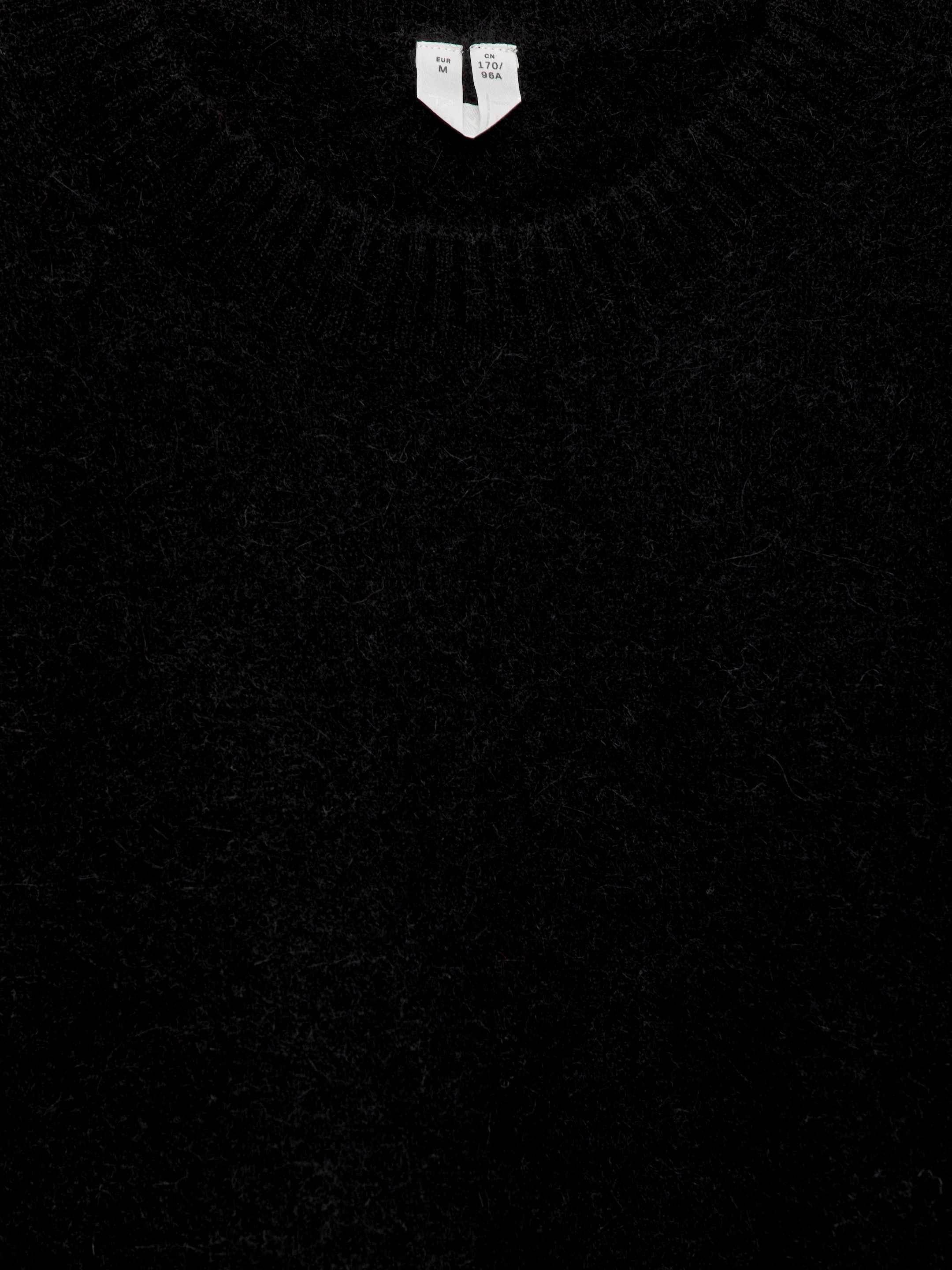 Alpaca-Wool Blend Jumper - Black - Oversized - Women - StillMedia/DescriptiveDetail - 1