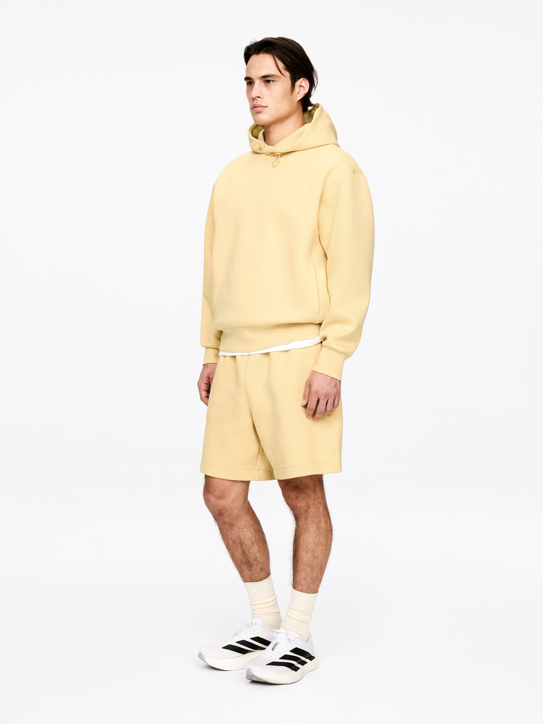 Relaxed Jersey Shorts - Yellow - Loose fit - Men - StillMedia/Lookbook - 5
