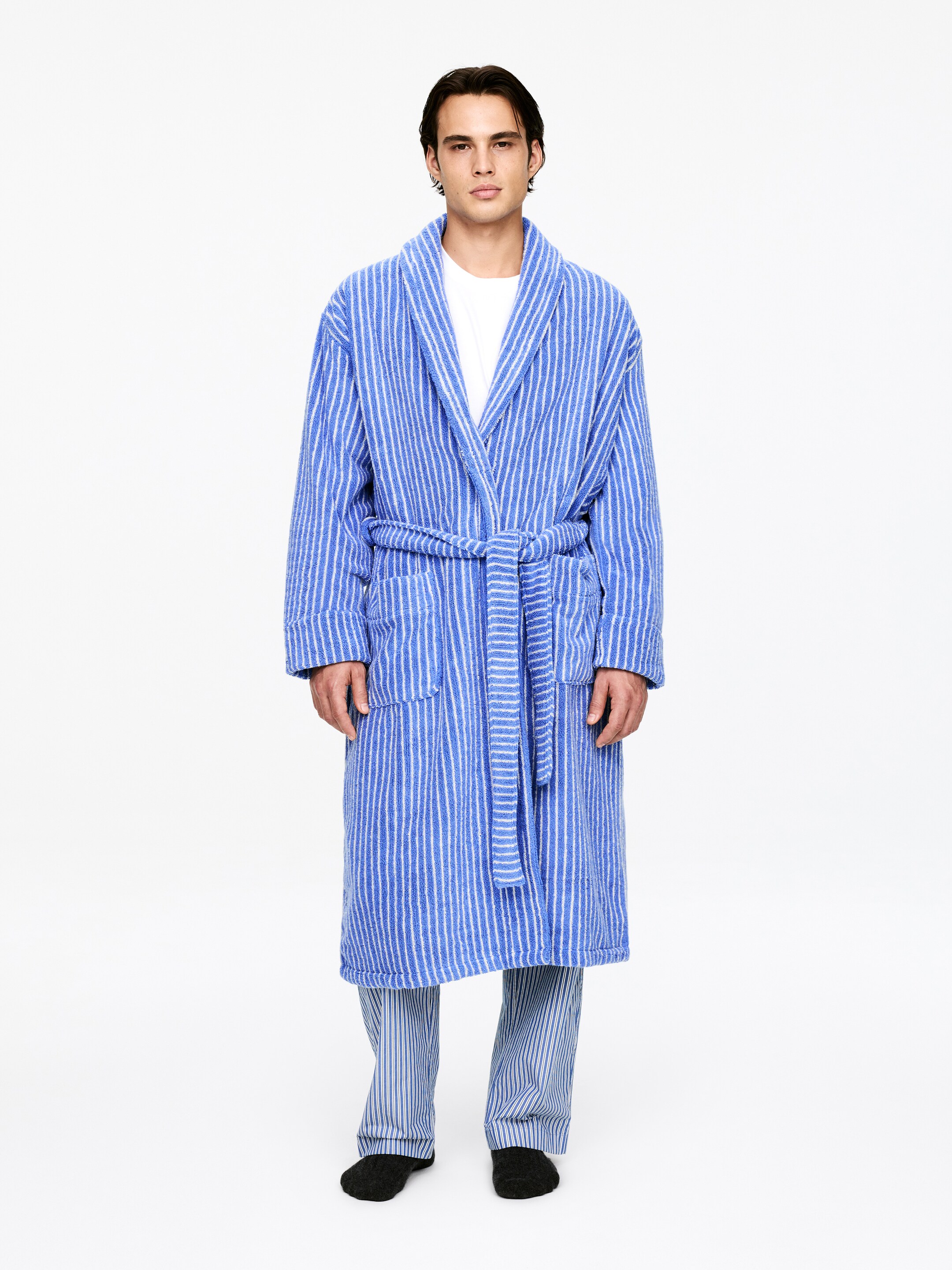 Visa större bild: Badrock i frotté - Blå - HERR | H&M FI 1