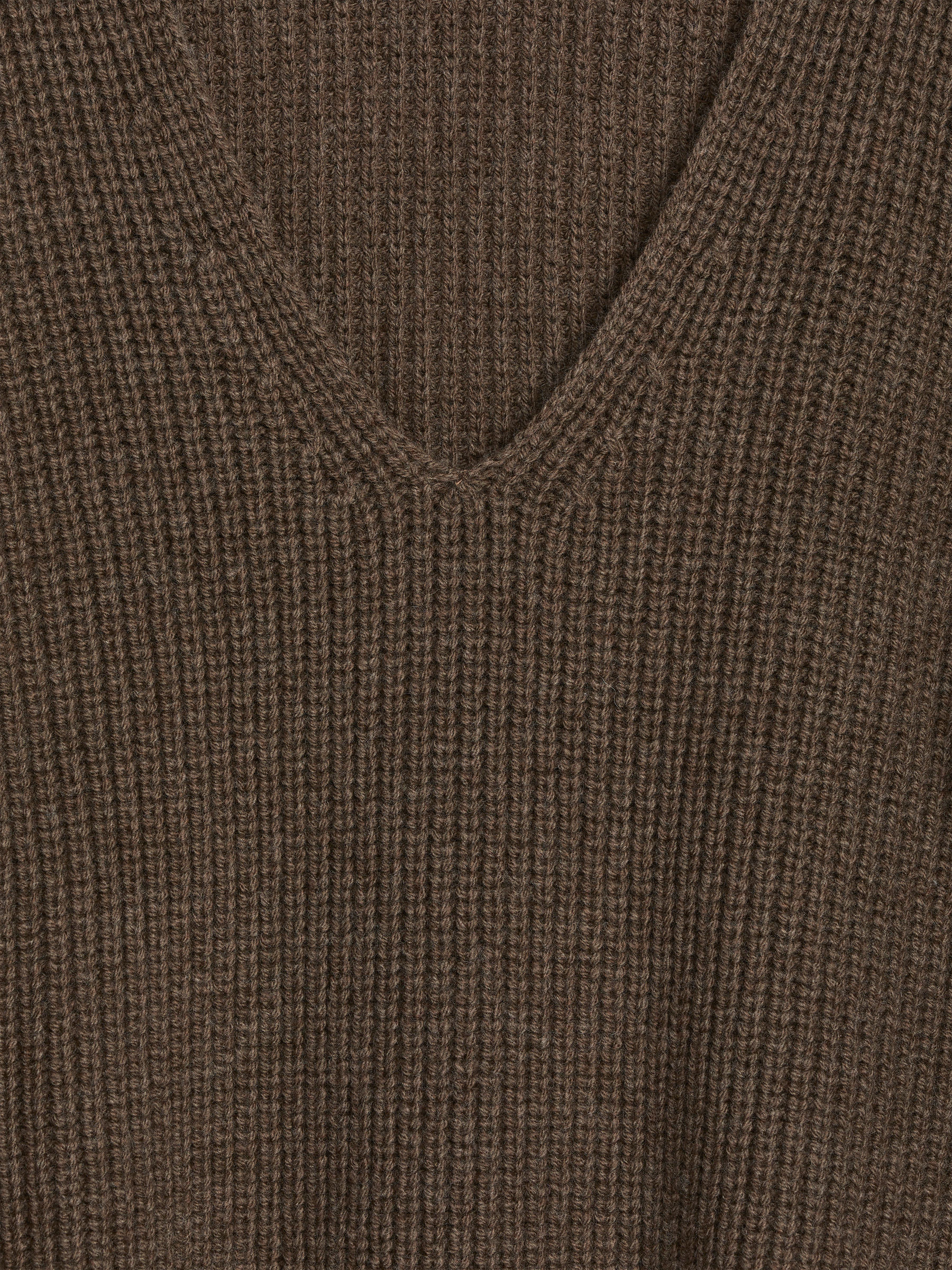 U-ringad ulltröja - Mullvadsgrå - Regular fit - Women - StillMedia/DescriptiveDetail - 1