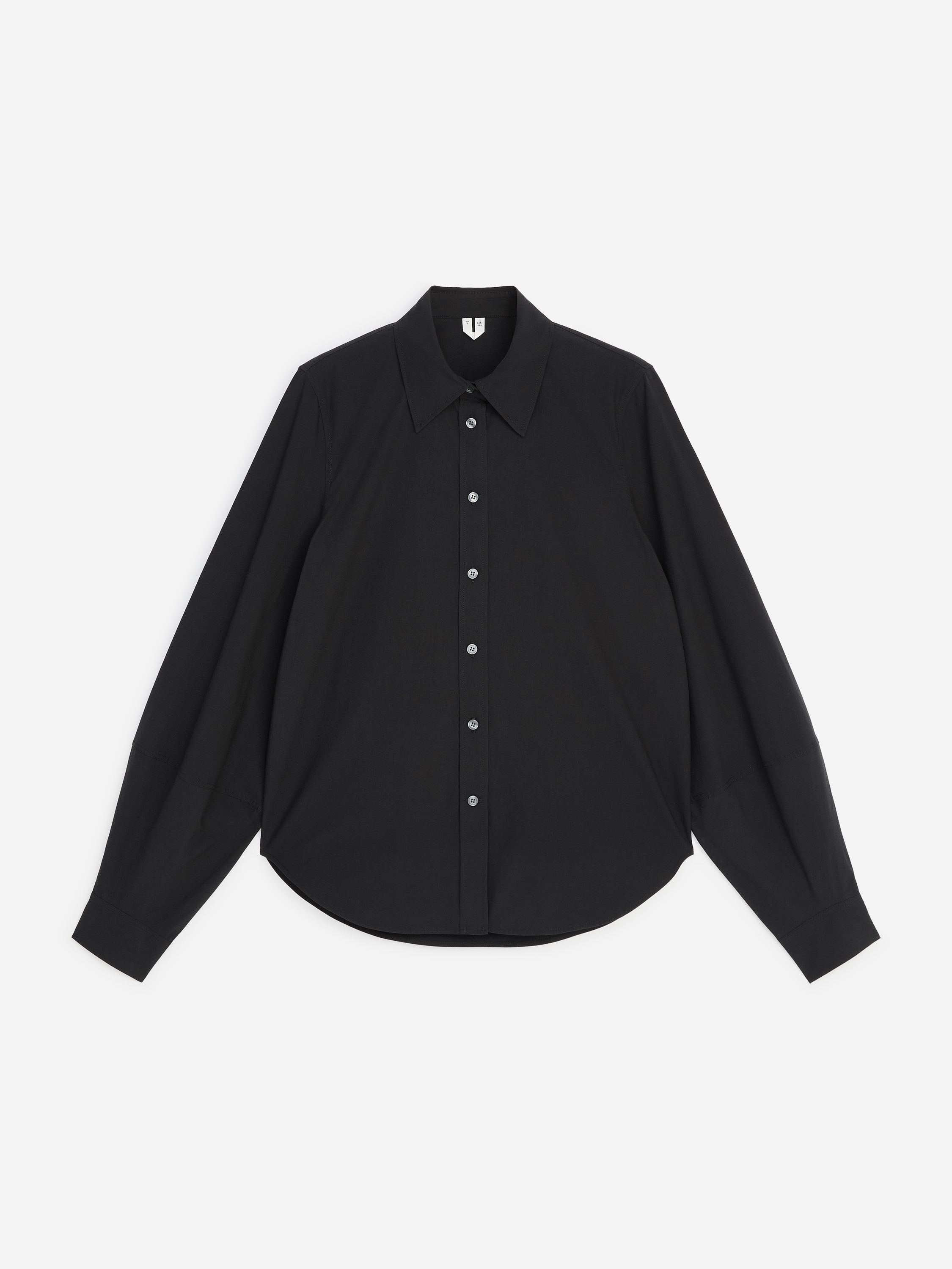 Camicia in cotone Pima - Nero