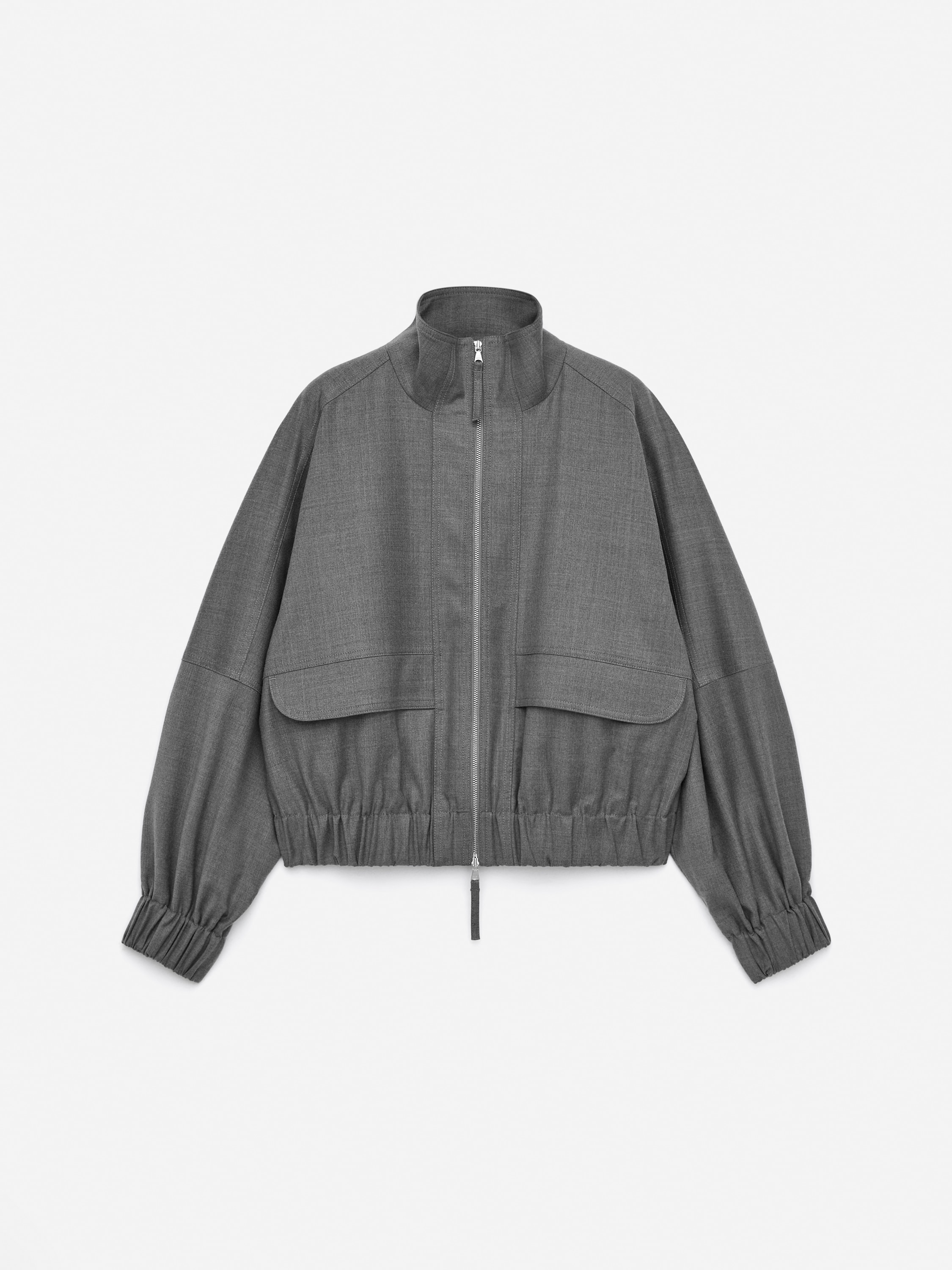 Giacca in misto lana - Grigio scuro