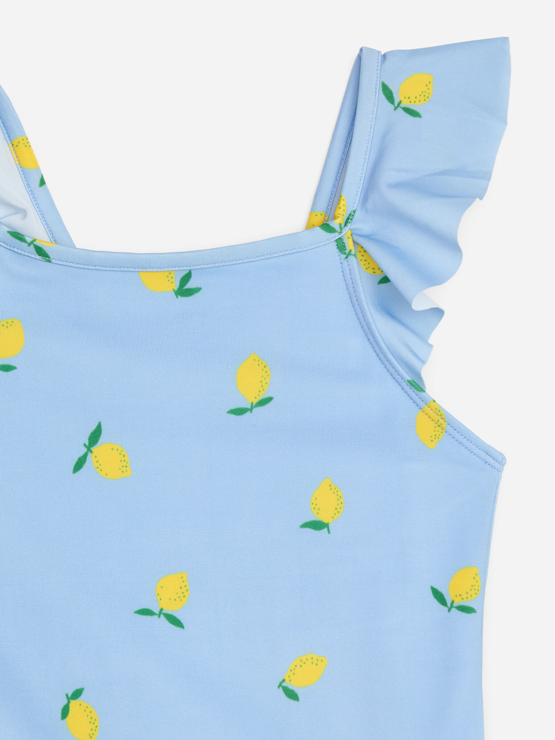 Frill Swimsuit - Blue/Lemons - Children - StillMedia/DescriptiveDetail - 3