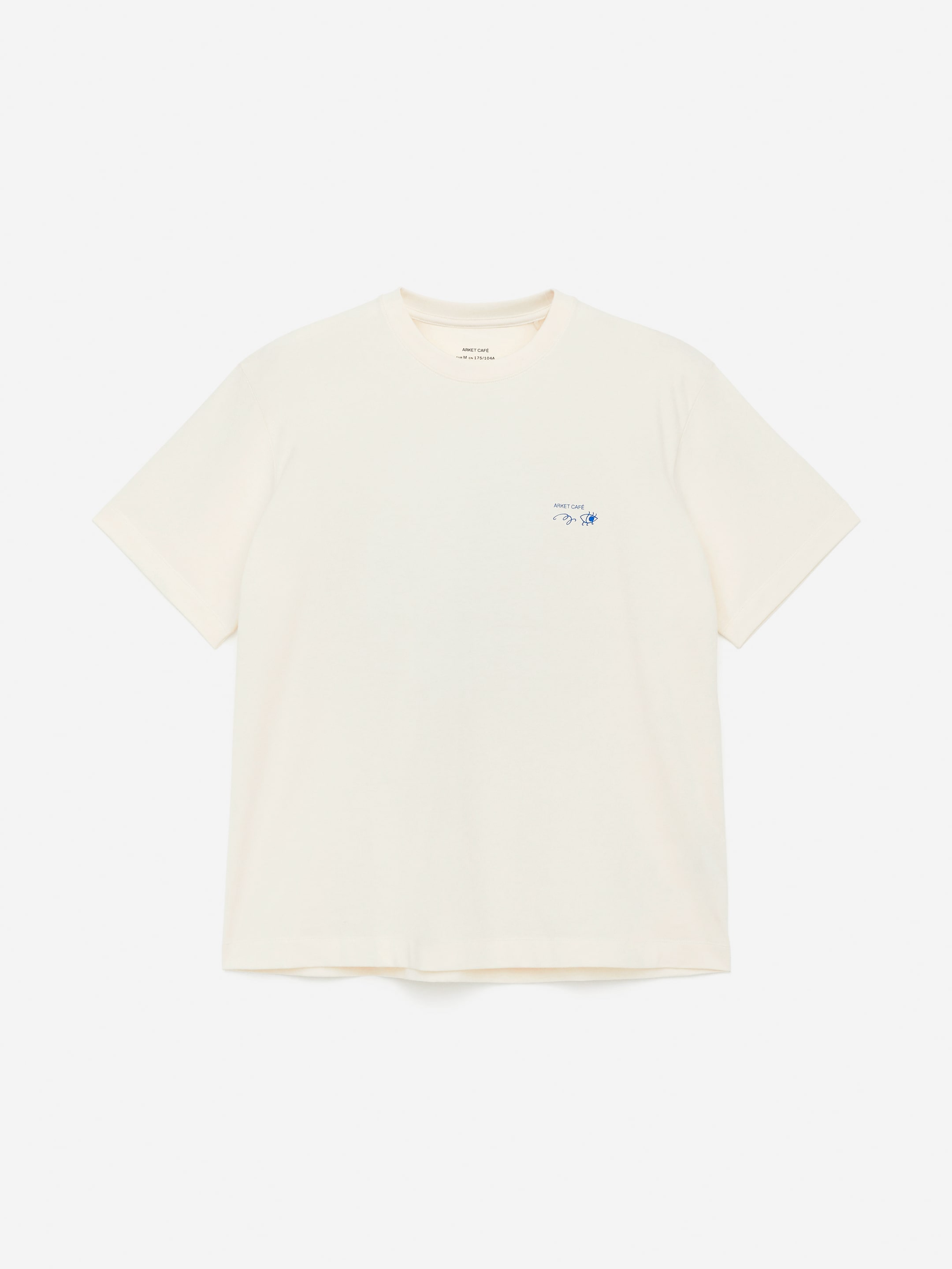 Visualizza immagine più grande: T-shirt con stampa ARKET CAFÉ - Bianco sporco/Blu - UOMO | H&M IT 5