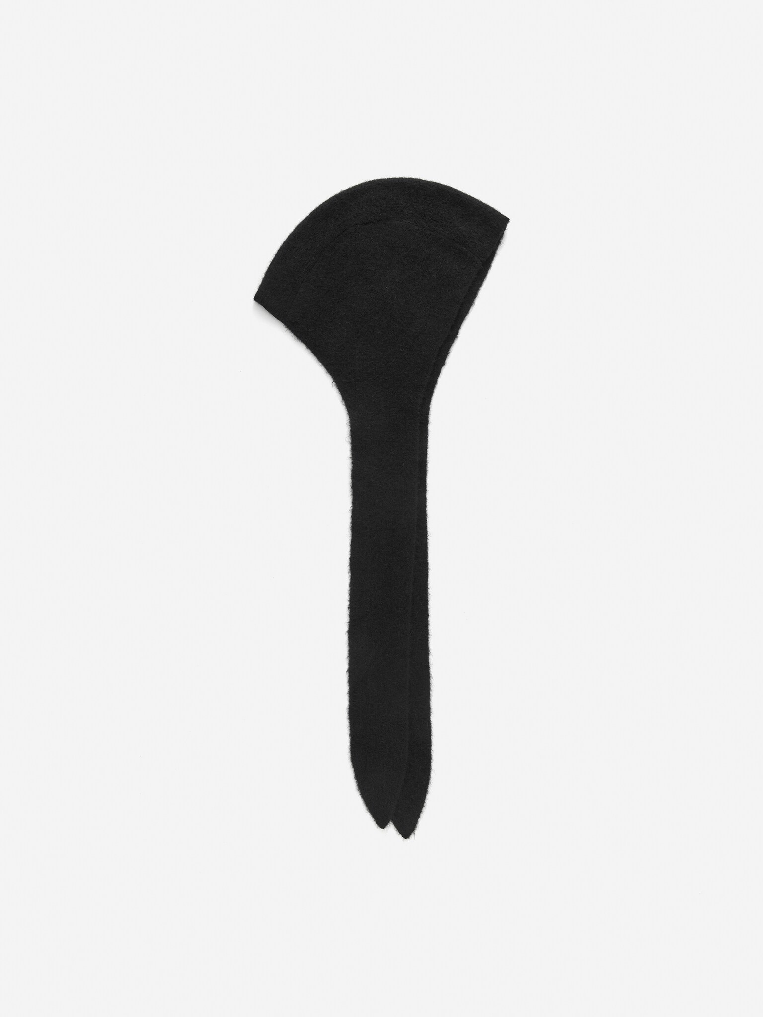 Cagoule en mélange de laine et d'alpaga - Noir - 2