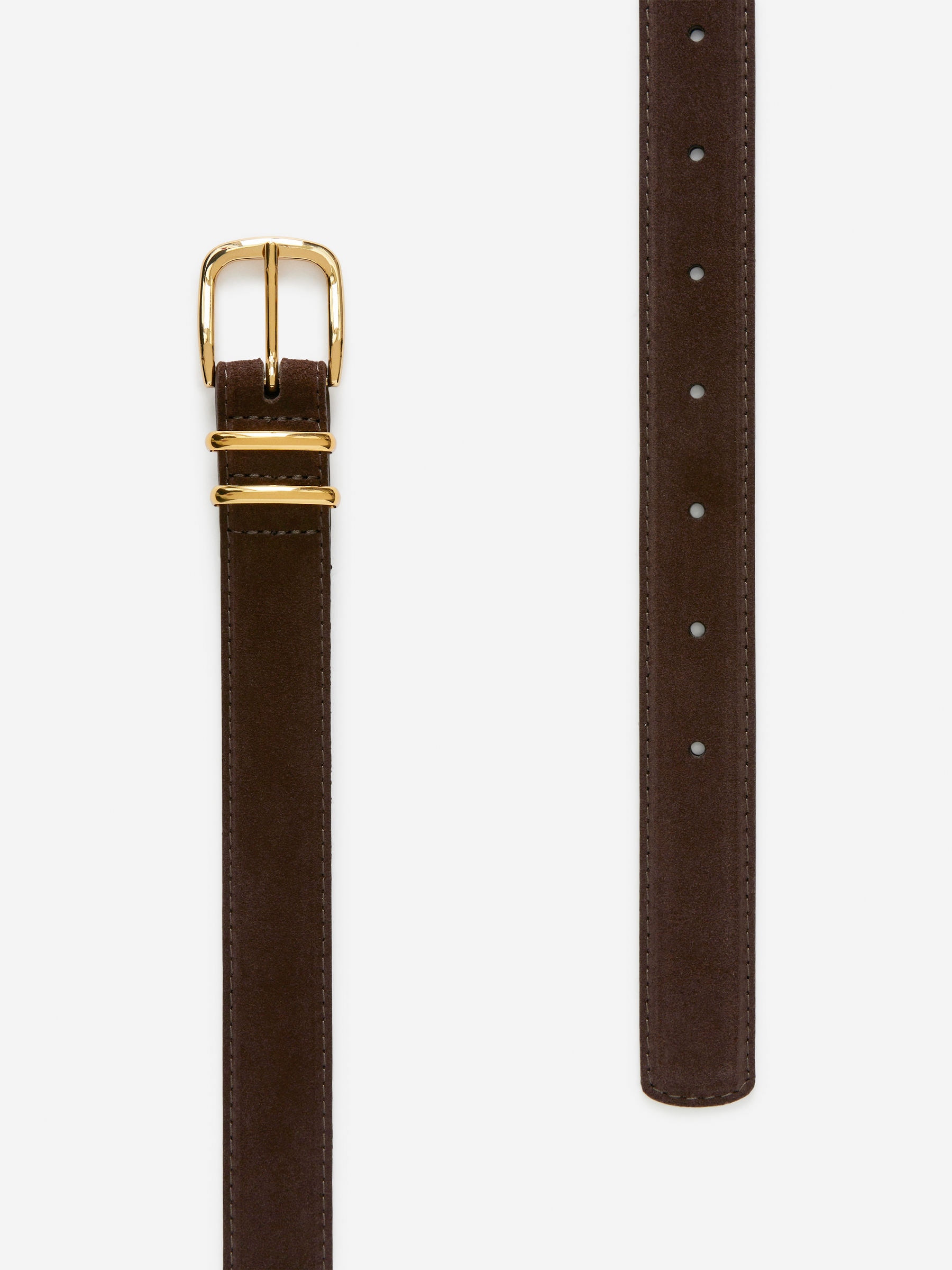 Suede Belt - Dark Brown - Women - StillMedia/DescriptiveDetail - 5