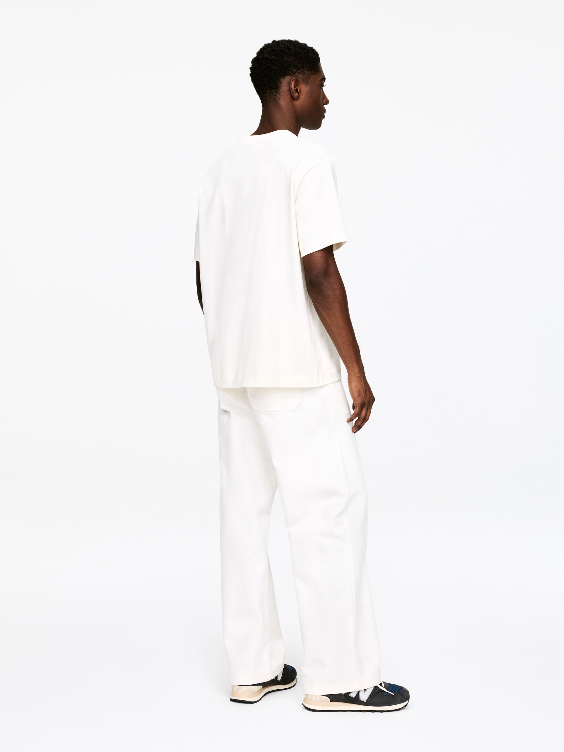 ARKET CAFÉ Printed T-Shirt - Off White/Black - Loose fit - Café - StillMedia/Lookbook - 1