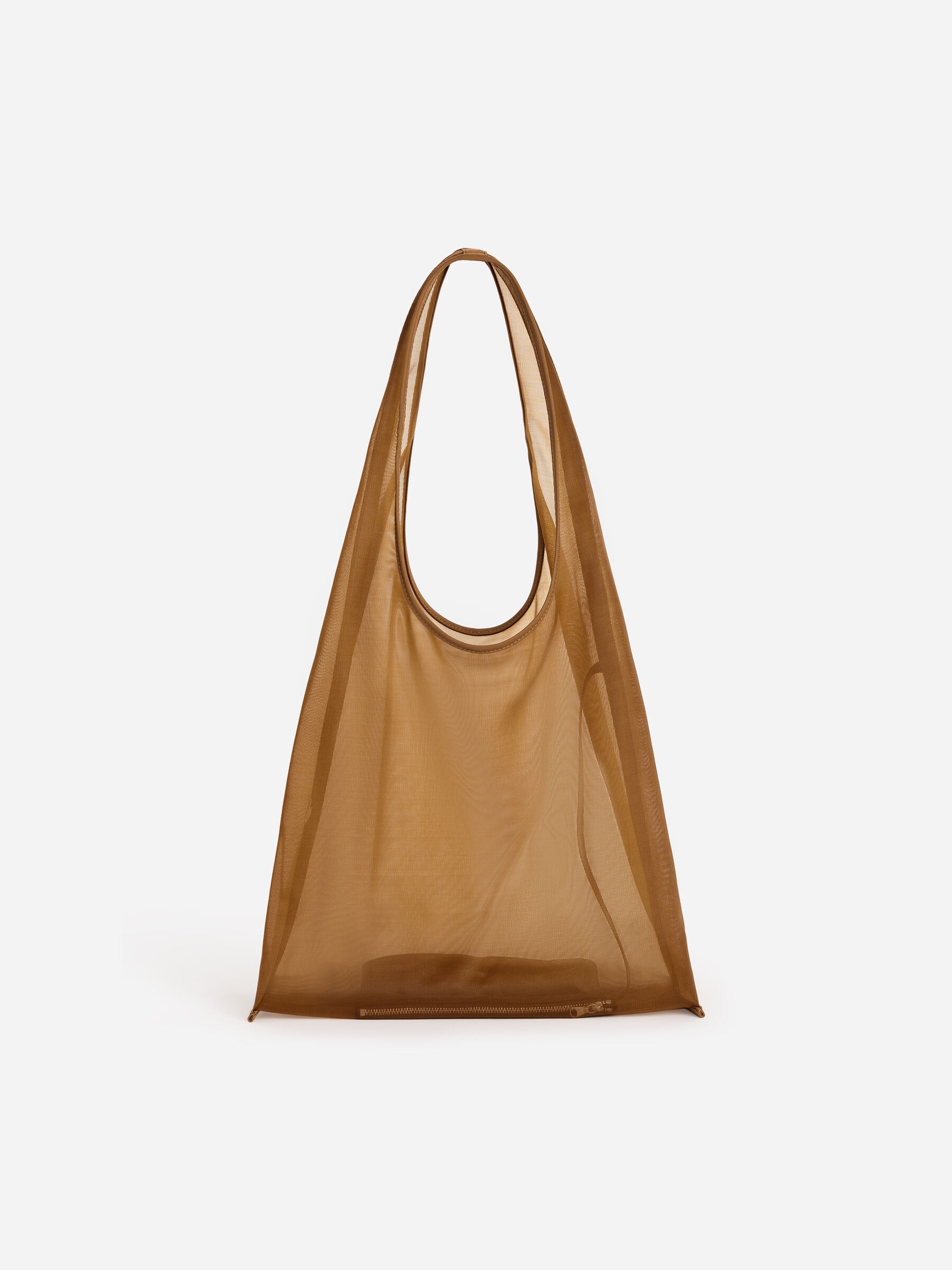 Mesh Tote Bag-#A3814A-19641