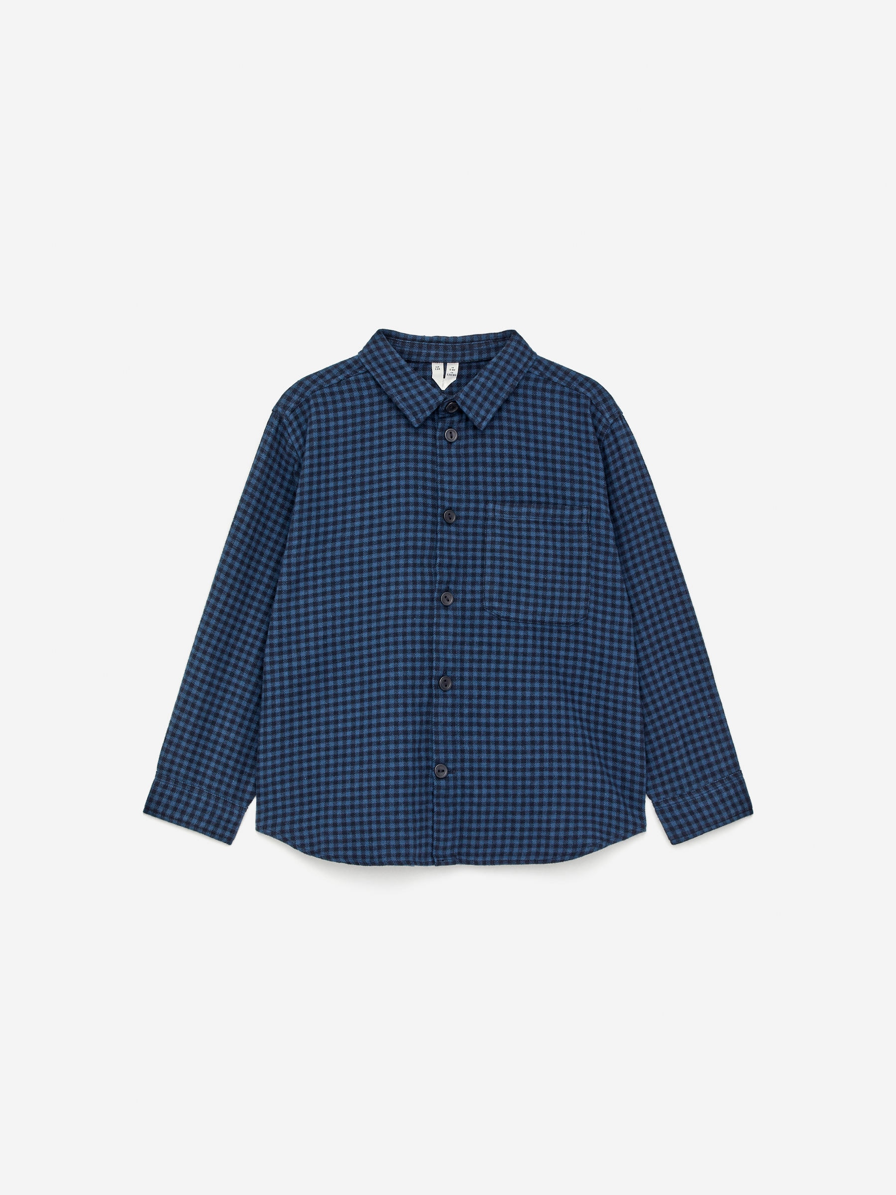 Checked Flannel Shirt-#2B3241-17004