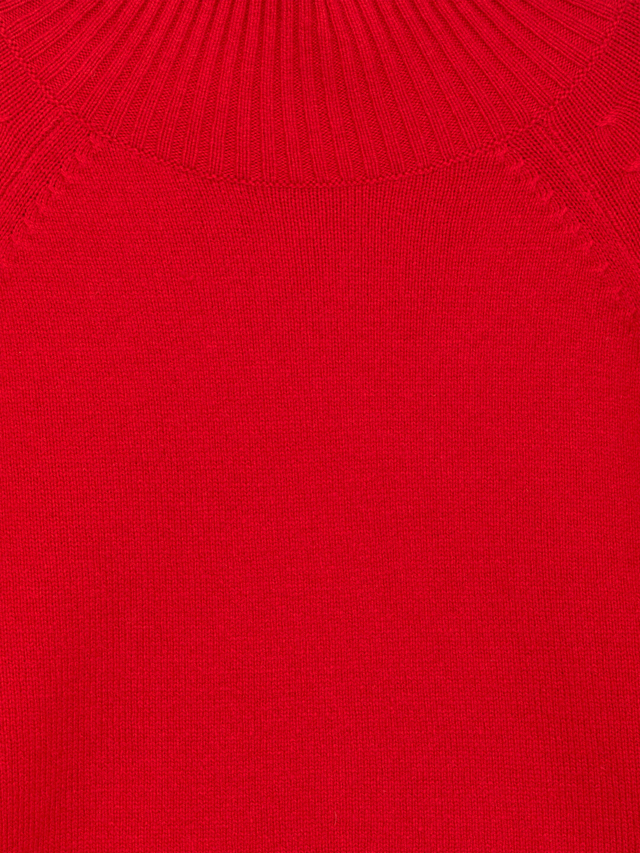 Wollpullover mit Rollkragen - Rot - Regular Fit - Damen - StillMedia/DescriptiveDetail - 1