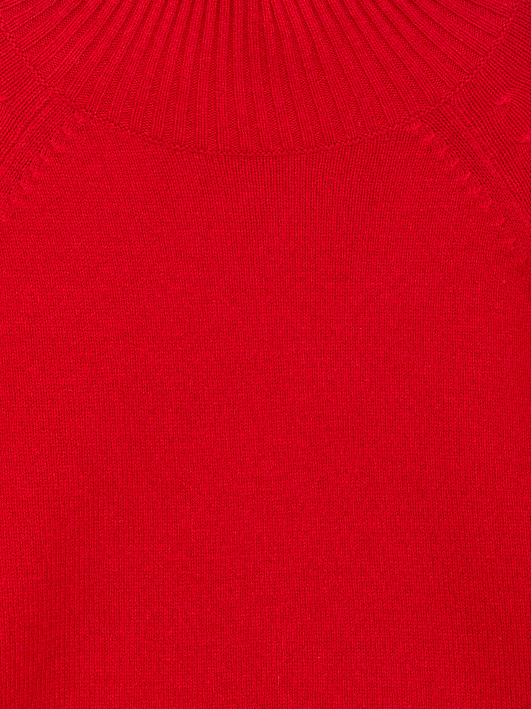Pull en laine à col roulé - Rouge - Regular fit - Femme - StillMedia/DescriptiveDetail - 1
