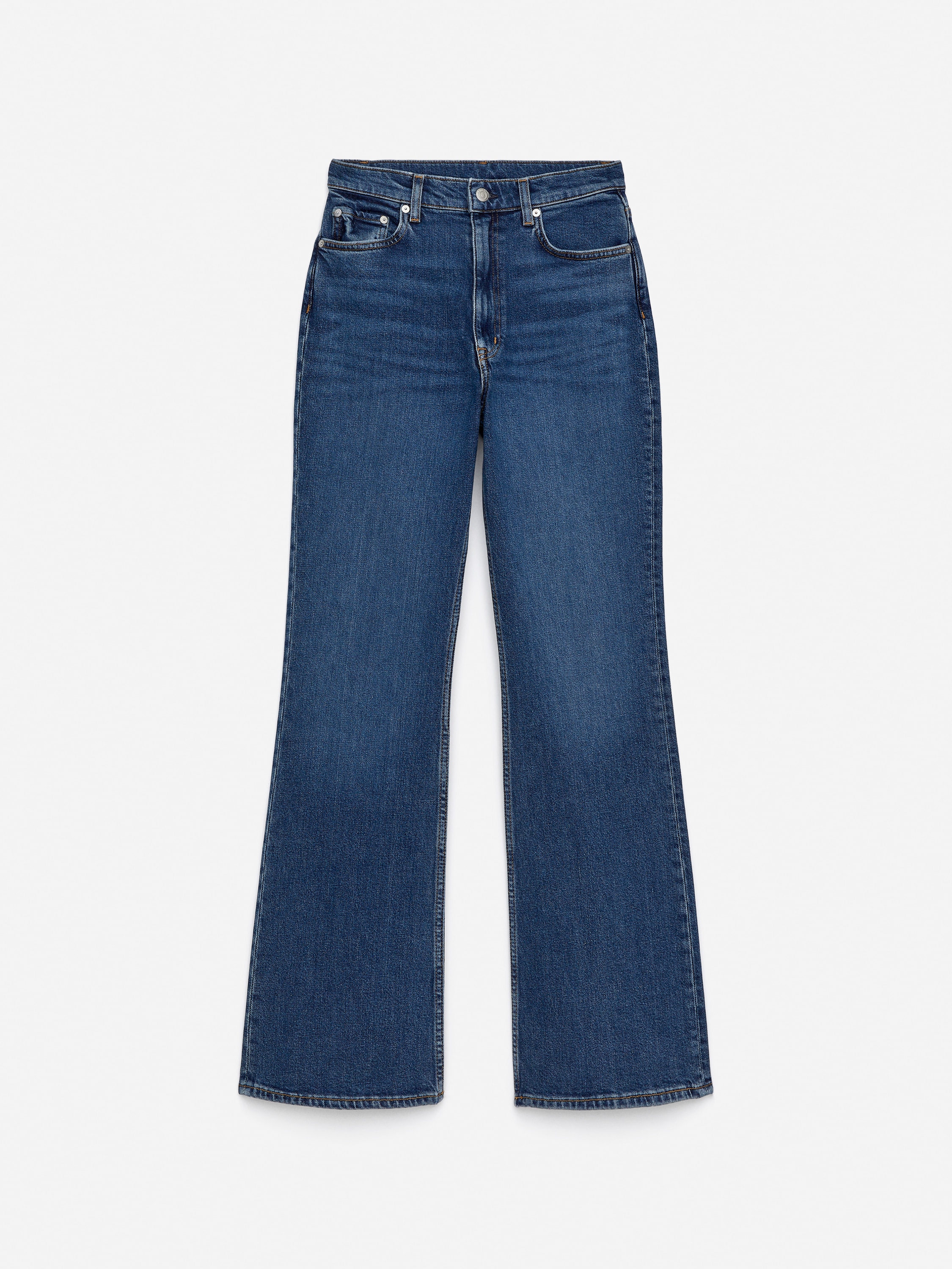Jeans RAIN flared a vita alta - Blu medio/Blu scuro
