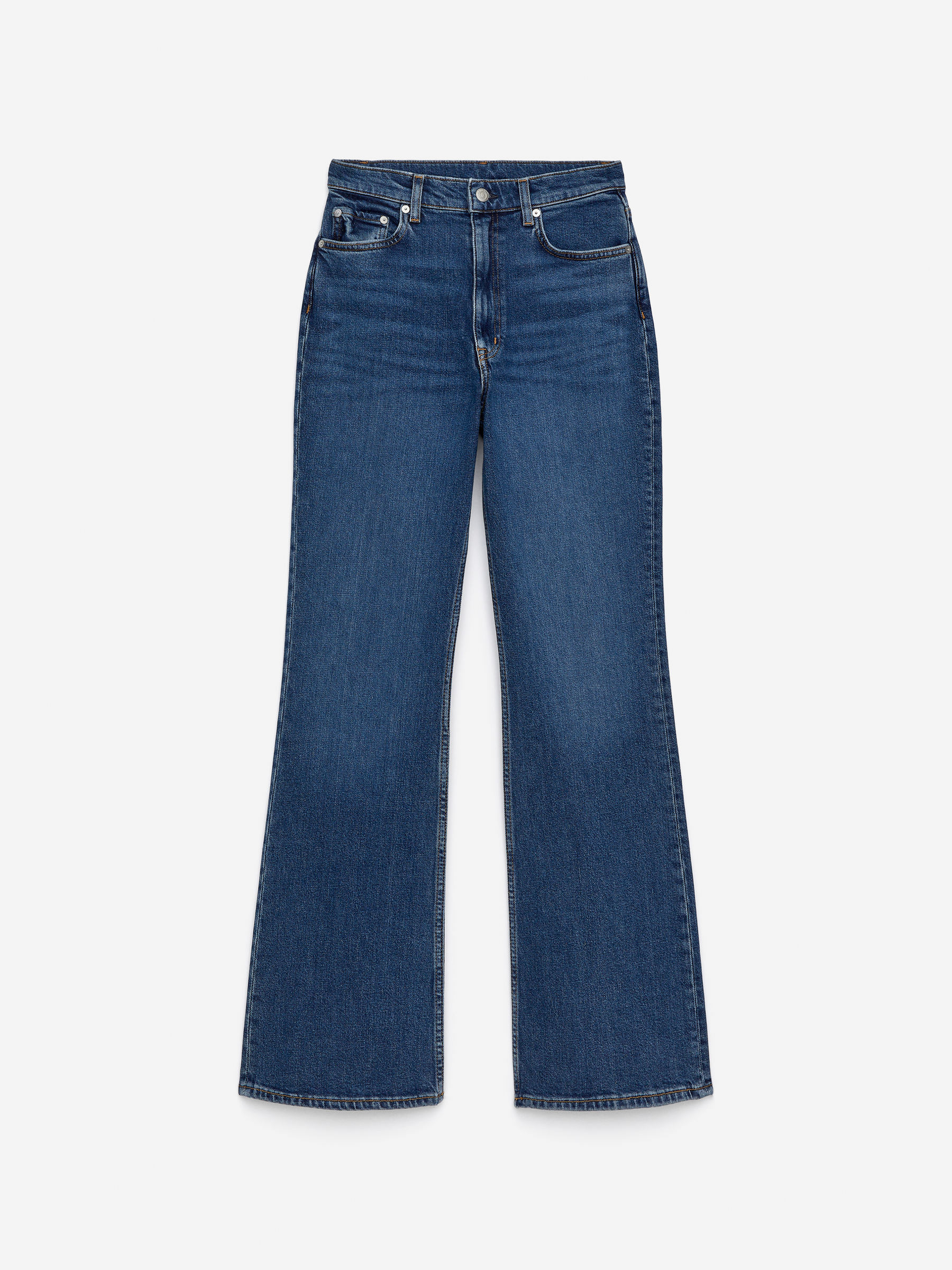 RAIN High Flared Jeans-Blue-16532