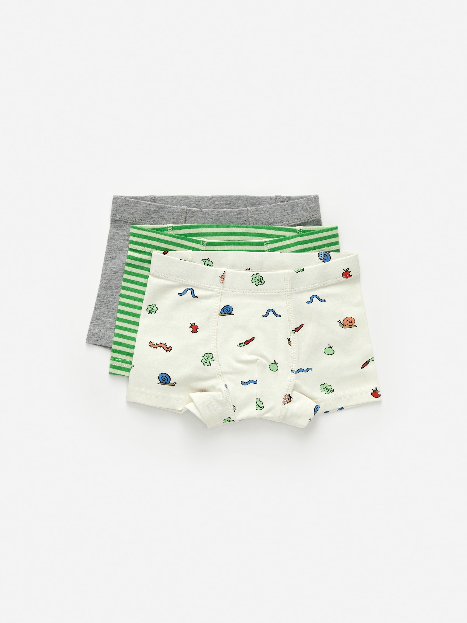 Jersey-Trunks - Cremeweiß/Garten-Print/Grün/Blau/Weiß/Hellblau/Khakigrün/Dunkelblau/Blau/Grün/Grau/Mehrfarbig