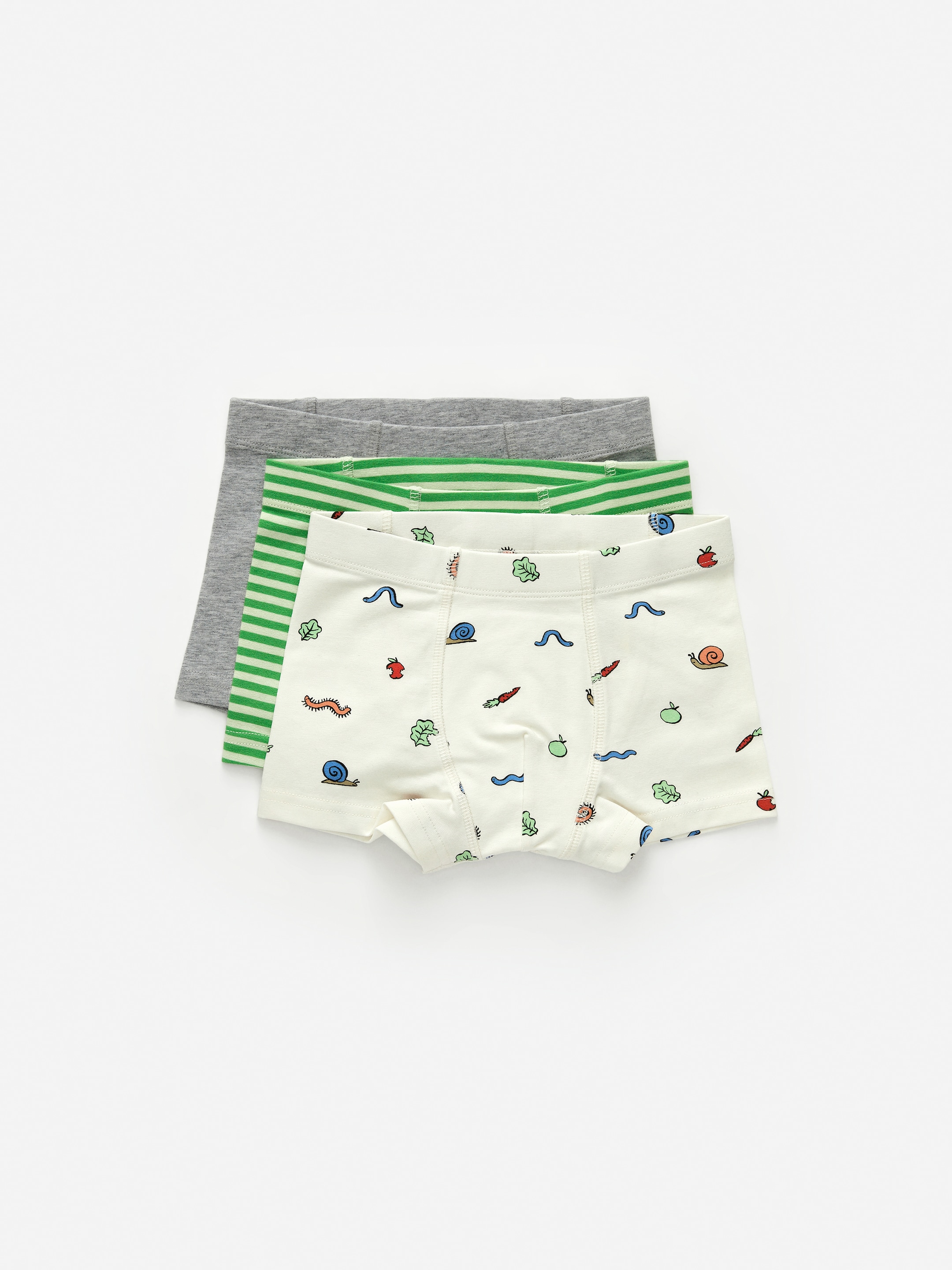 Ver imagem maior: Boxers de jersey - Branco-sujo/Estampado jardim - CRIANÇA | H&M PT 1