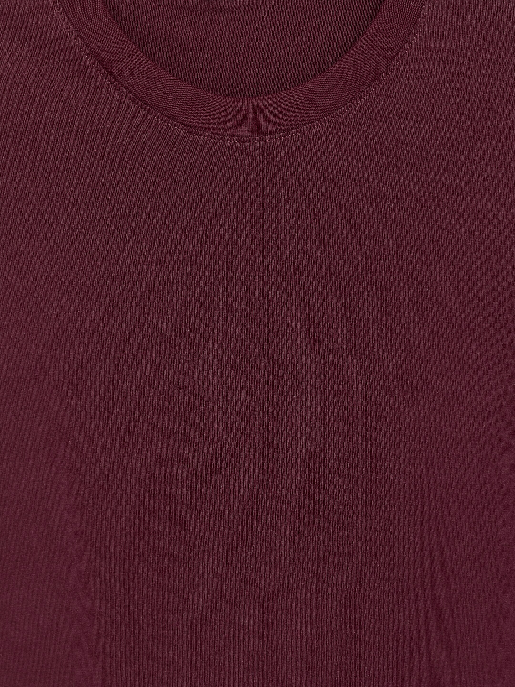 Ingrandisci l'immagine: LILY Signature T-Shirt - Burgundy - DONNA | H&M CH 7