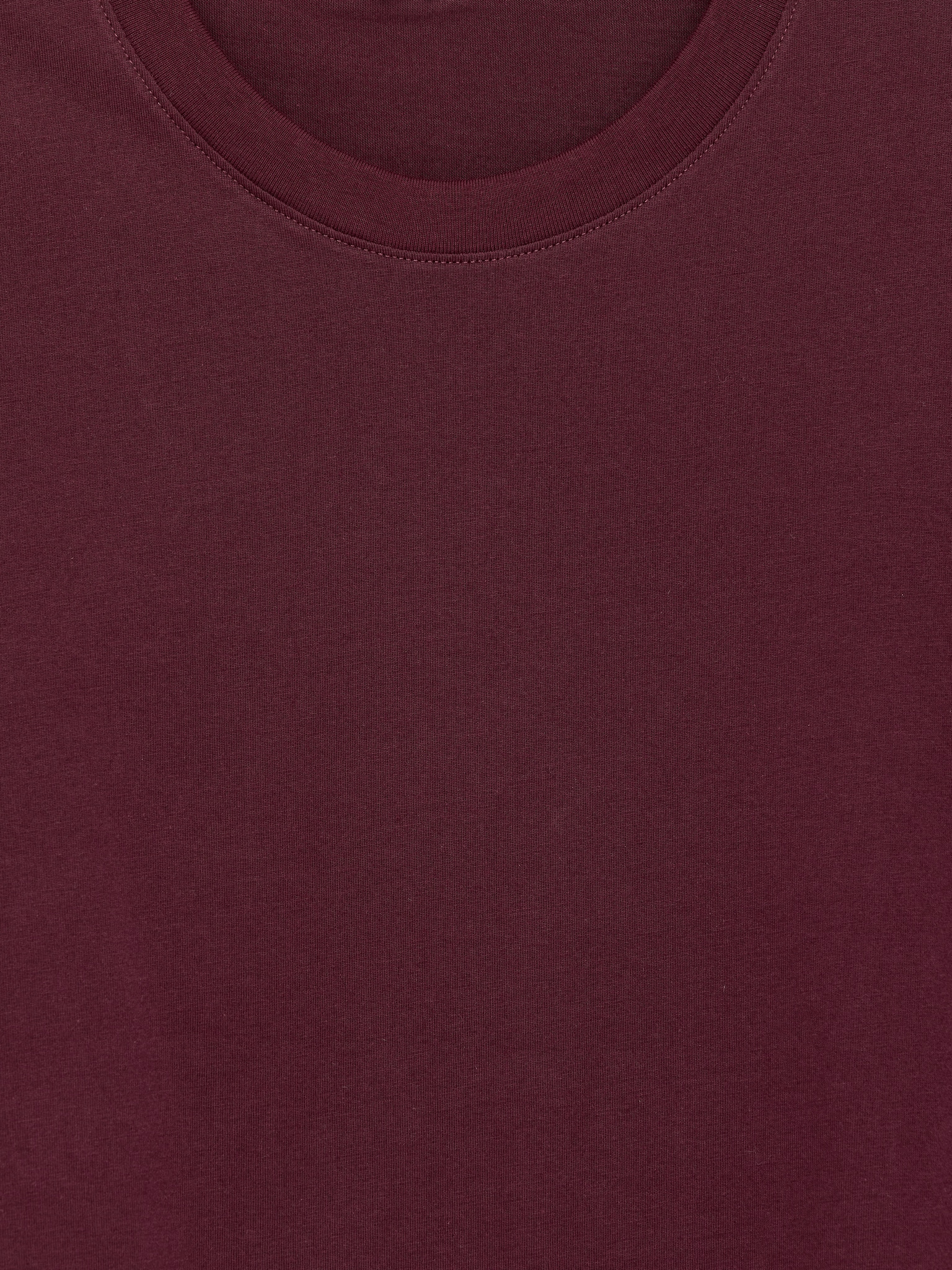 LILY Charakteristisches T-Shirt - Weinrot/Weiß/Schwarz/Rot/Weiß/Weiß/Dunkelblau/Braun/Cremeweiß/Graumeliert/Dunkelblau - 4