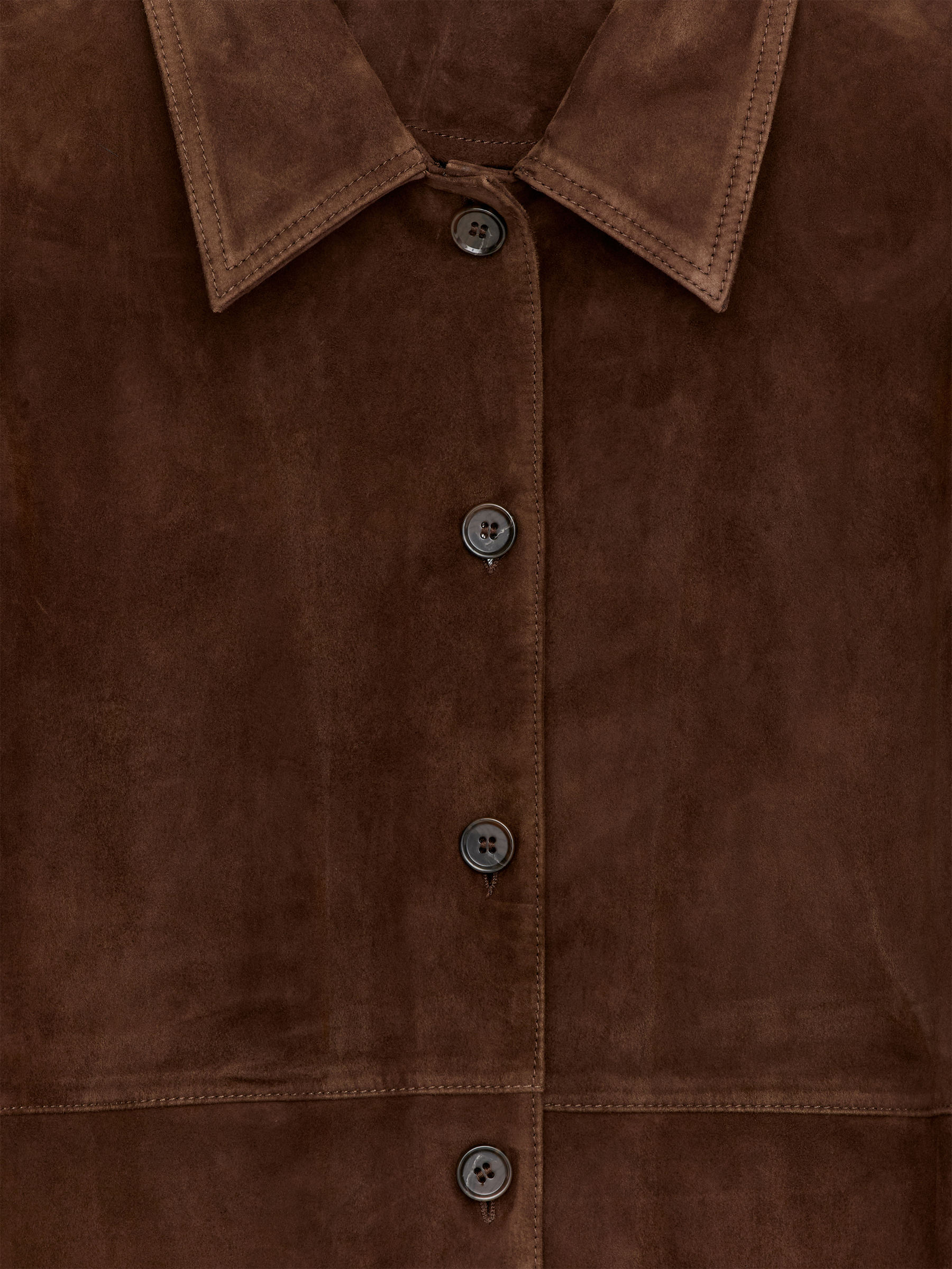 Suede Shirt - Brown - Regular fit - Women - StillMedia/DescriptiveDetail - 2