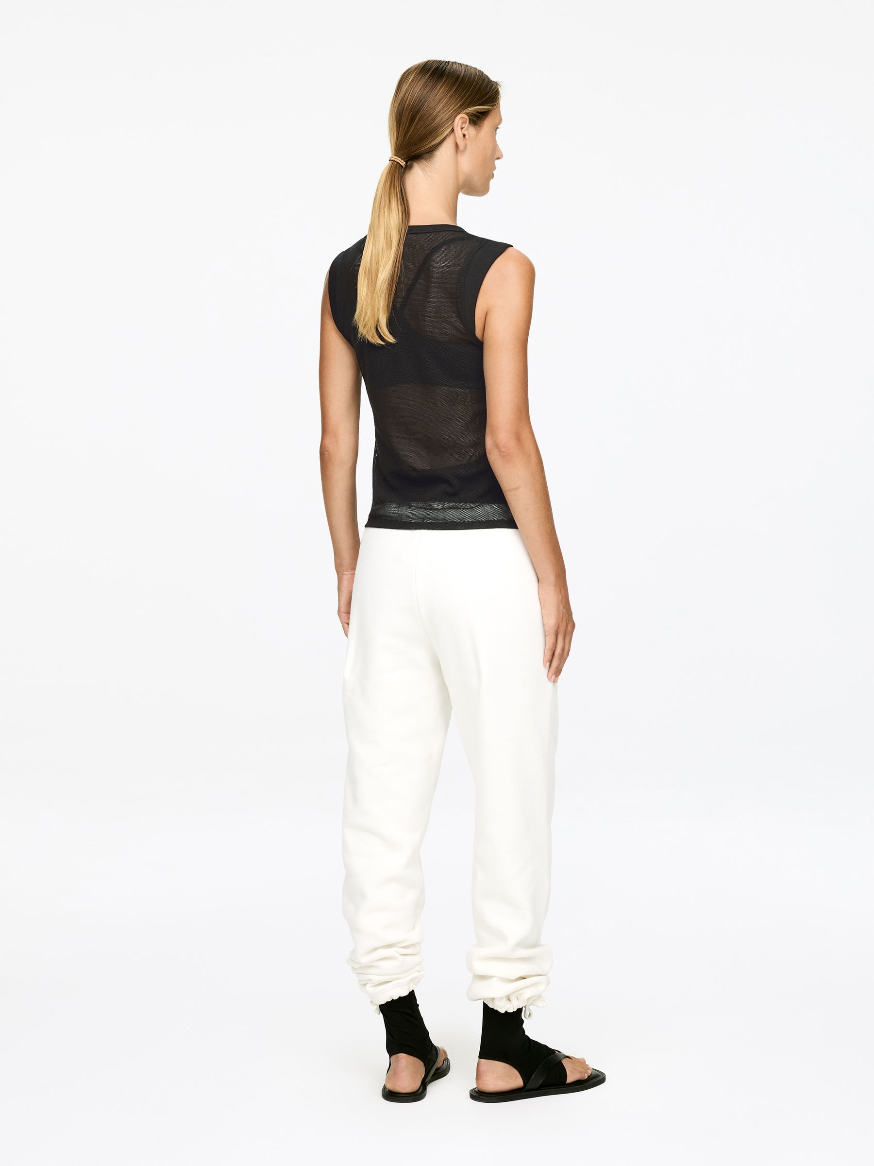 Top sin mangas de malla - Negro - Corte estándar - Women - StillMedia/Lookbook - 3