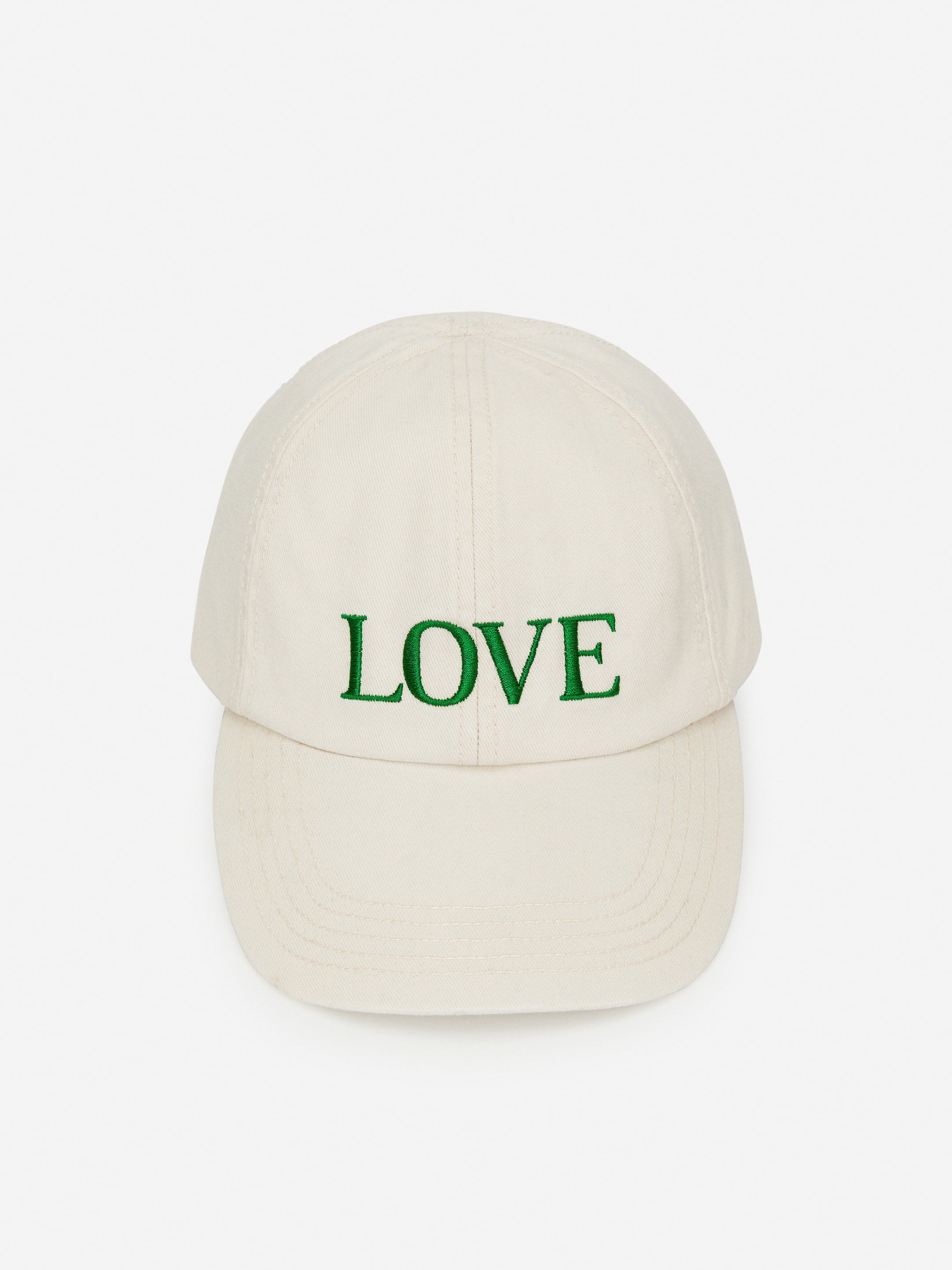 View larger image: Embroidered Cap - Off White/Green - Kids | H&M GB 2