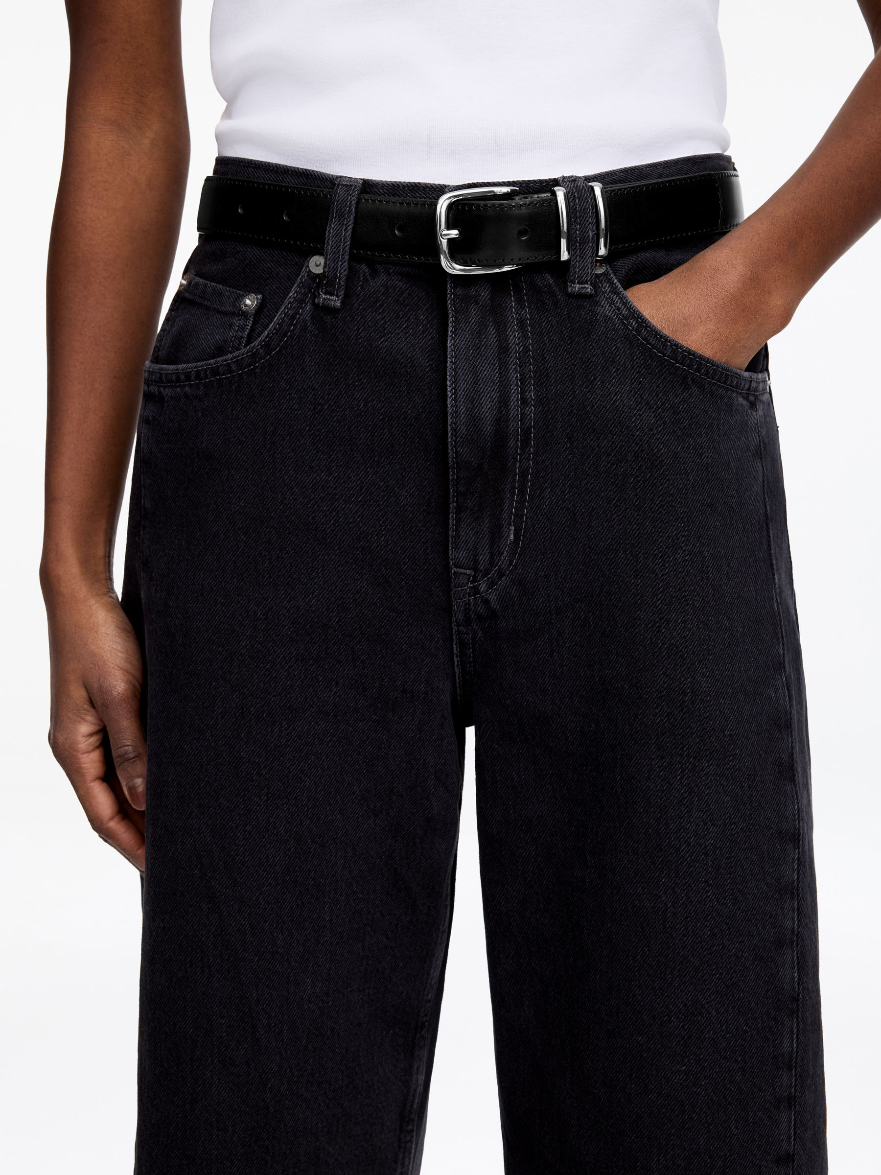 Ceinture en cuir - Noir - Femme - StillMedia/Lookbook - 9