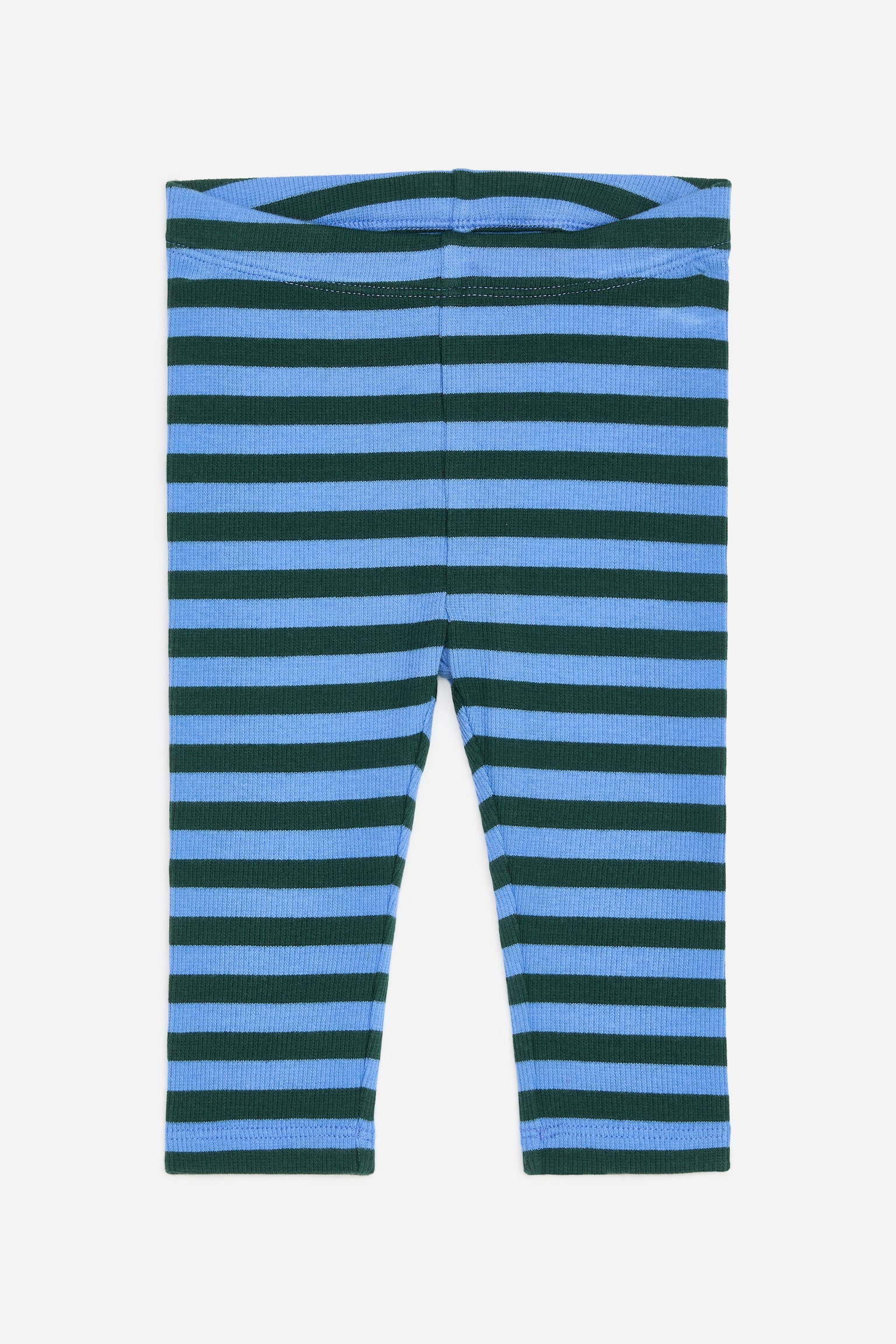 Legginsy w prążki - Niebieski/Zielony/Różowy/Czerwony/Rdzawy/niebieskie groszki/Różowy/pomarańcze/Beżowy/Czarny/Różowy/Pomarańczowy/Jasnoniebieski/Zielony - 1
