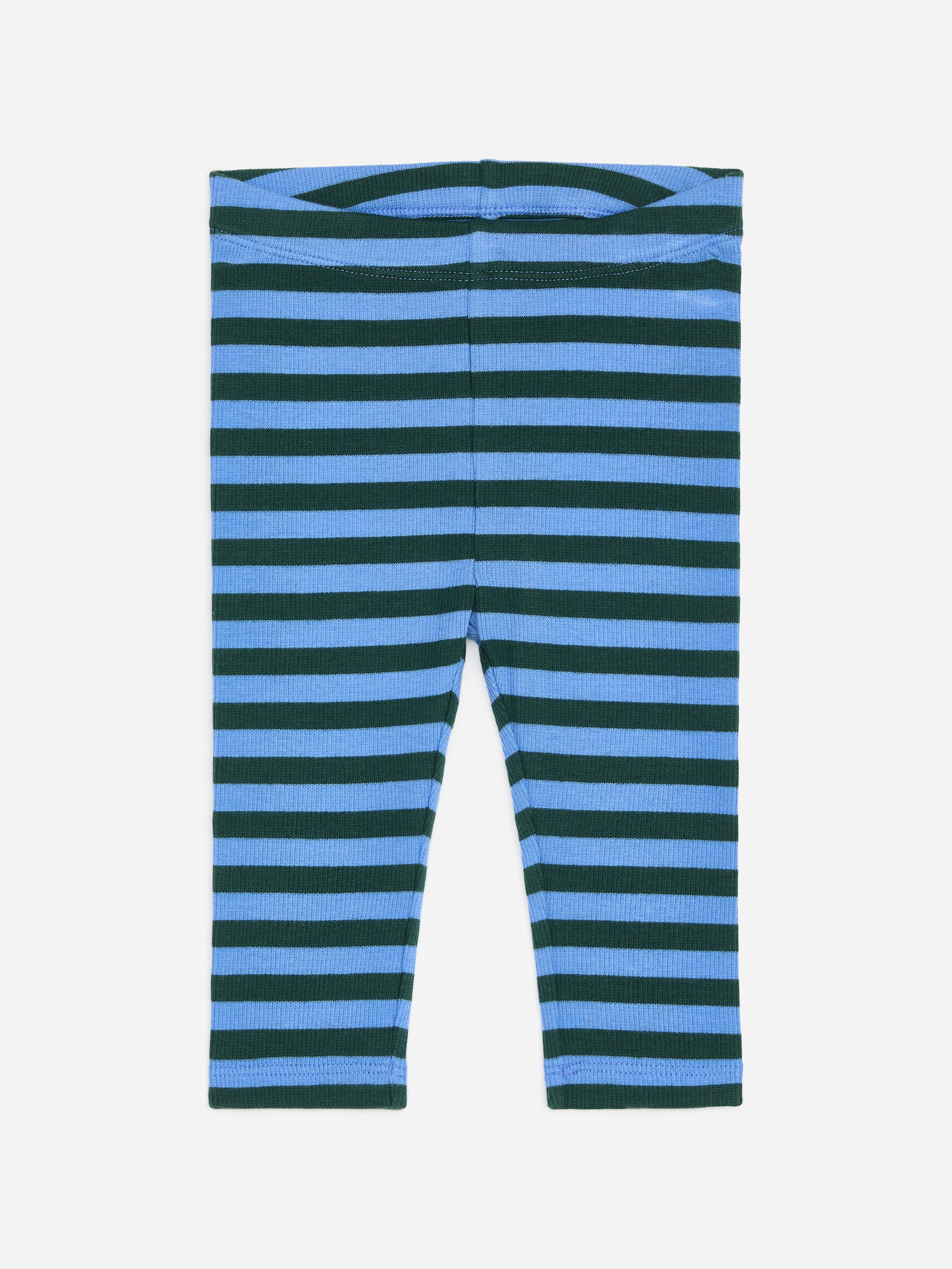 Ribbed Leggings-Blue-19602