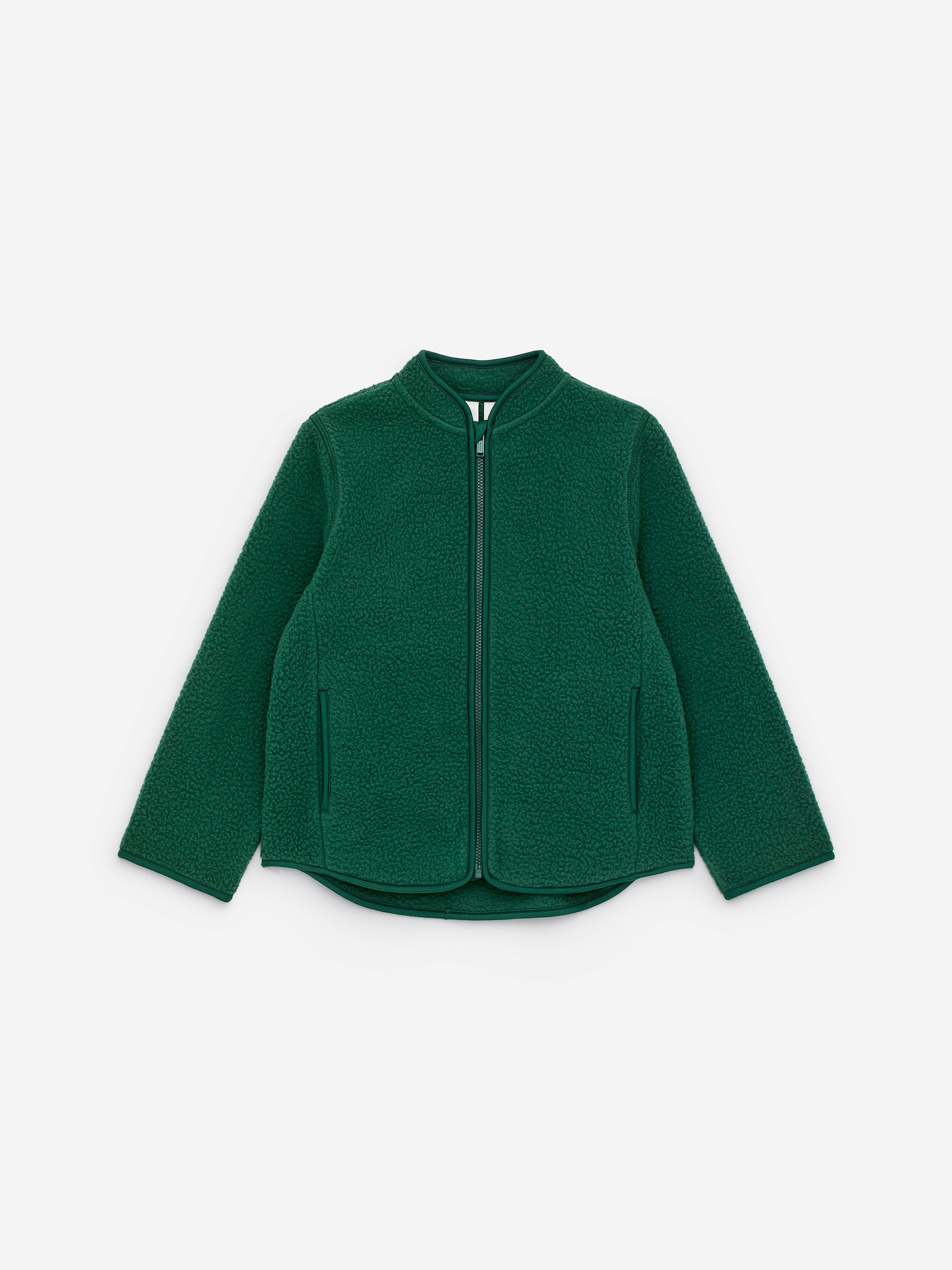 Преглед на по-голямо изображение: Fleece Jacket - Тъмнозелен - ДЕЦА | H&M BG 1