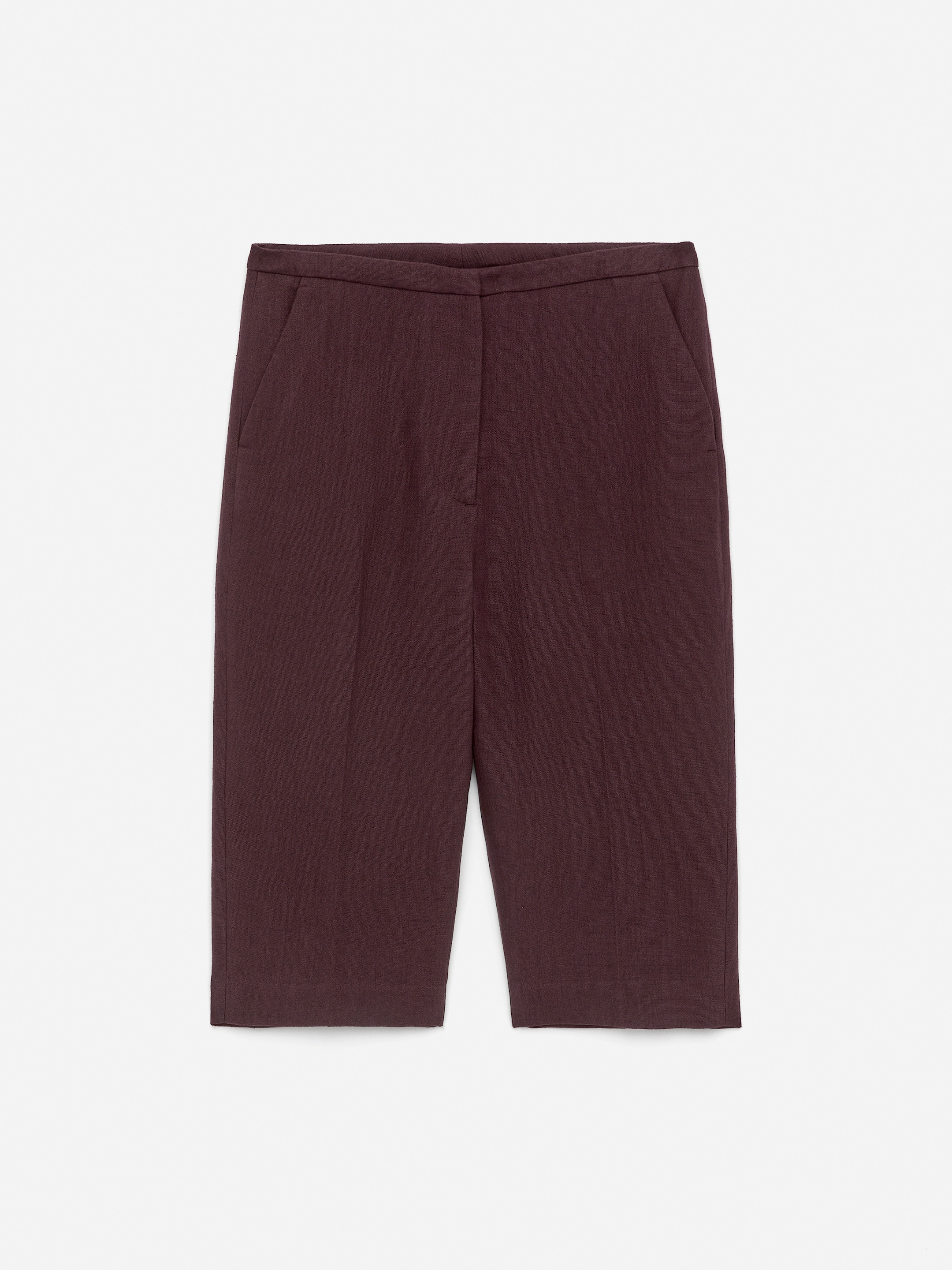 Knälånga shorts-#402A32-15041