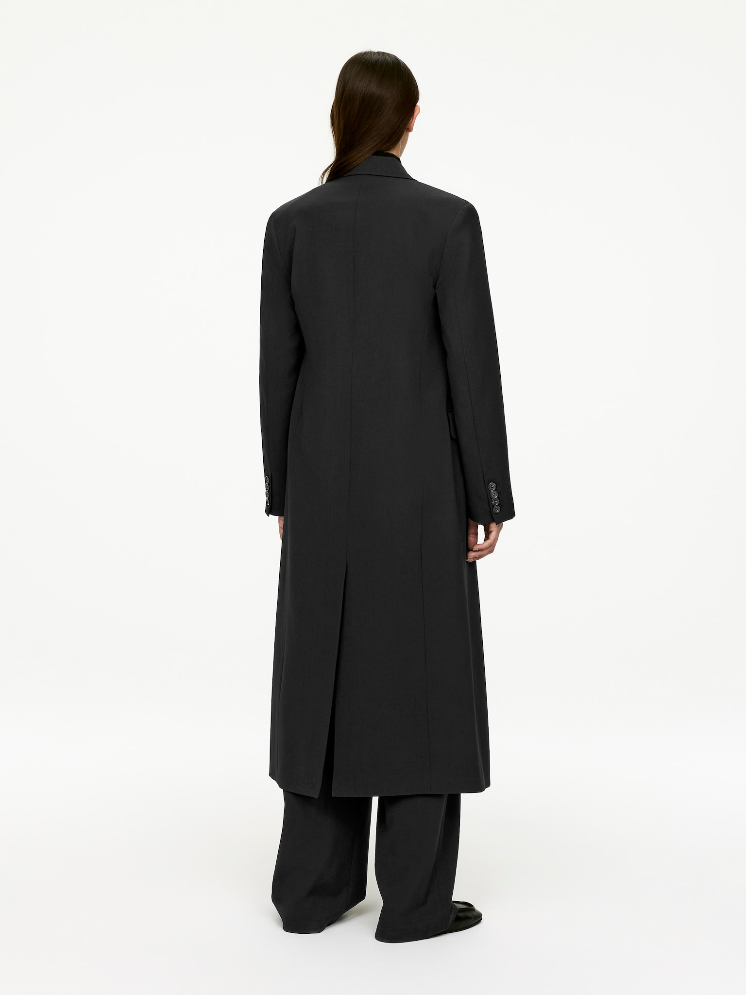 Slim Coat - Czarny - 5