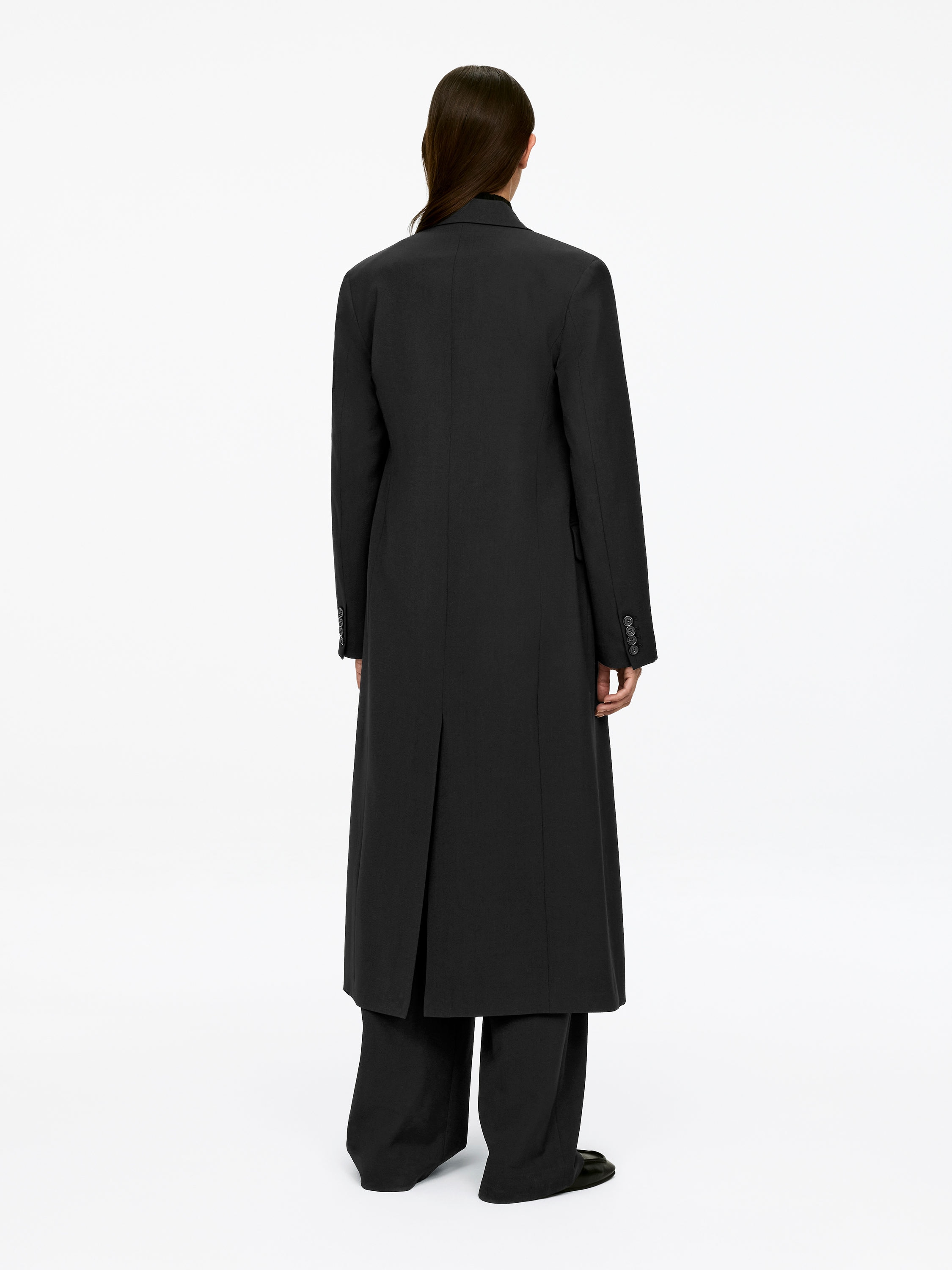 Slim Coat - Black - Slim fit - Women - StillMedia/Lookbook - 5