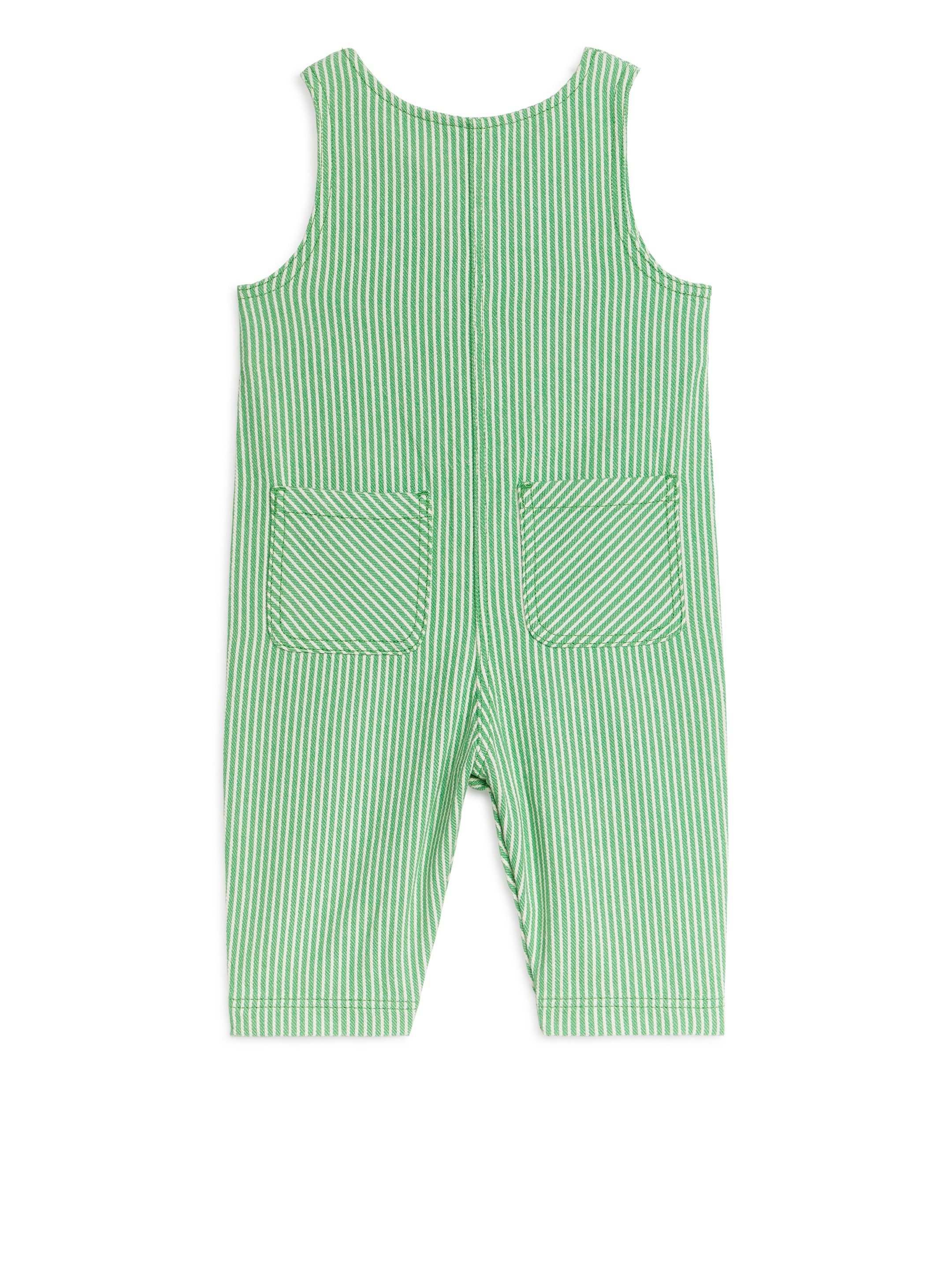 Jumpsuit i bomull - Grön/offwhite - Regular fit - Children - StillMedia/DescriptiveStillLife - 3
