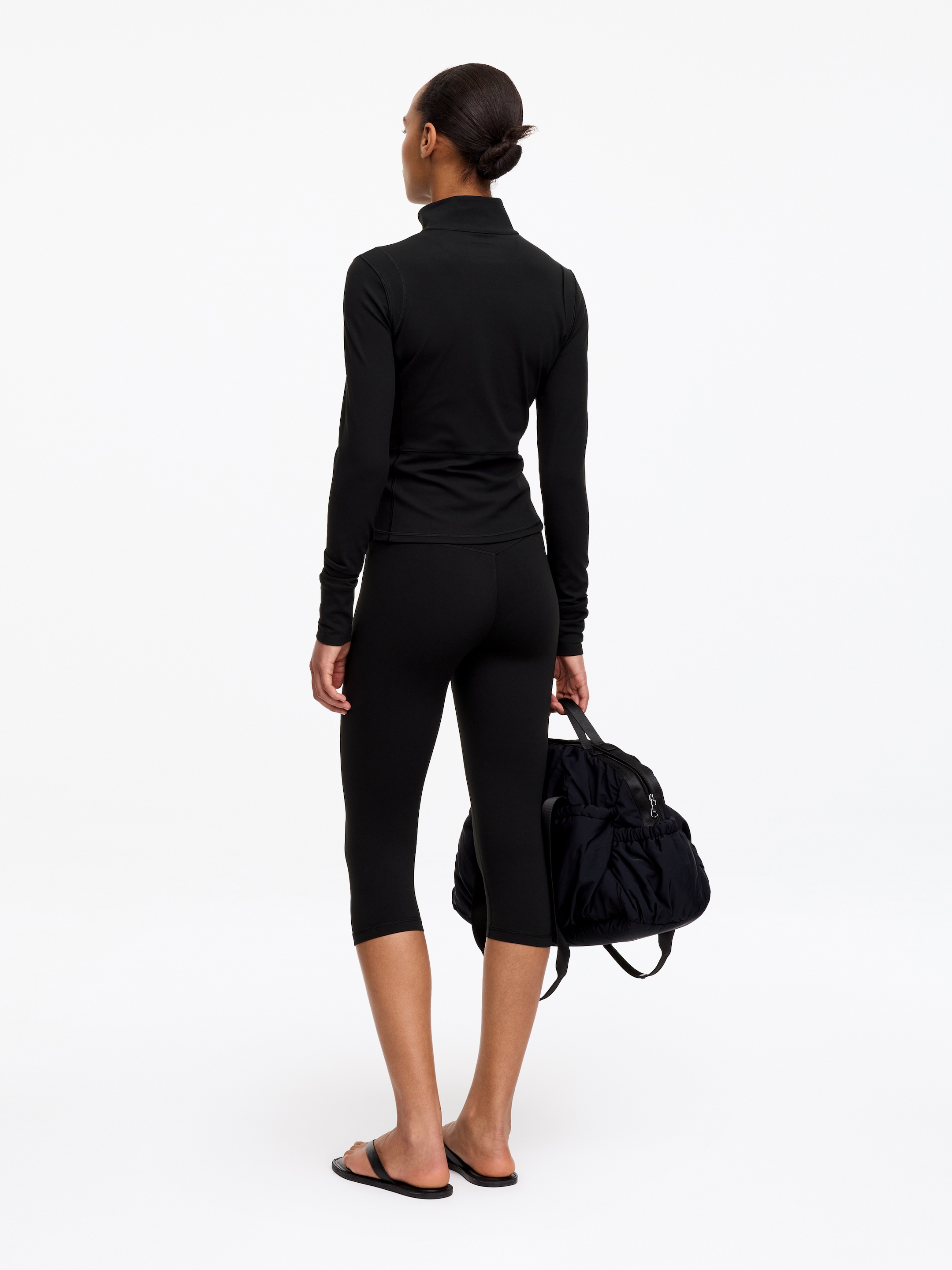 Chaqueta de entrenamiento suave con cremallera - Negro - Corte ajustado - Women - StillMedia/Lookbook - 10