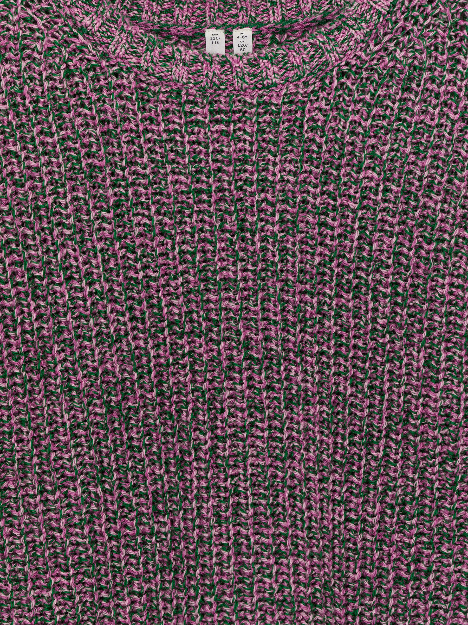 Marble-Knit Wool Jumper - Pink/Green - Relaxed fit - Children - StillMedia/DescriptiveStillLife - 2