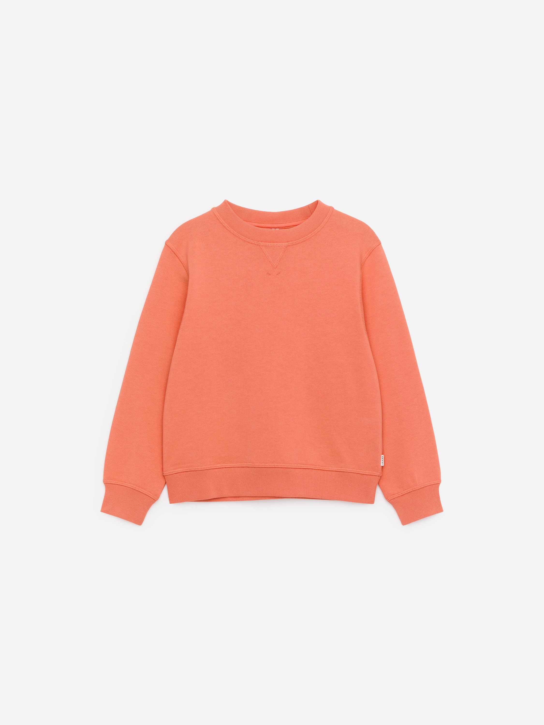 Sweatshirt i fransk frotté - Orange/Gråmeleret/Mørkeblå/Bordeaux/Rød/Himmelblå/Grøn/Syrenfarvet/Mørkegrøn/Pink/Syren