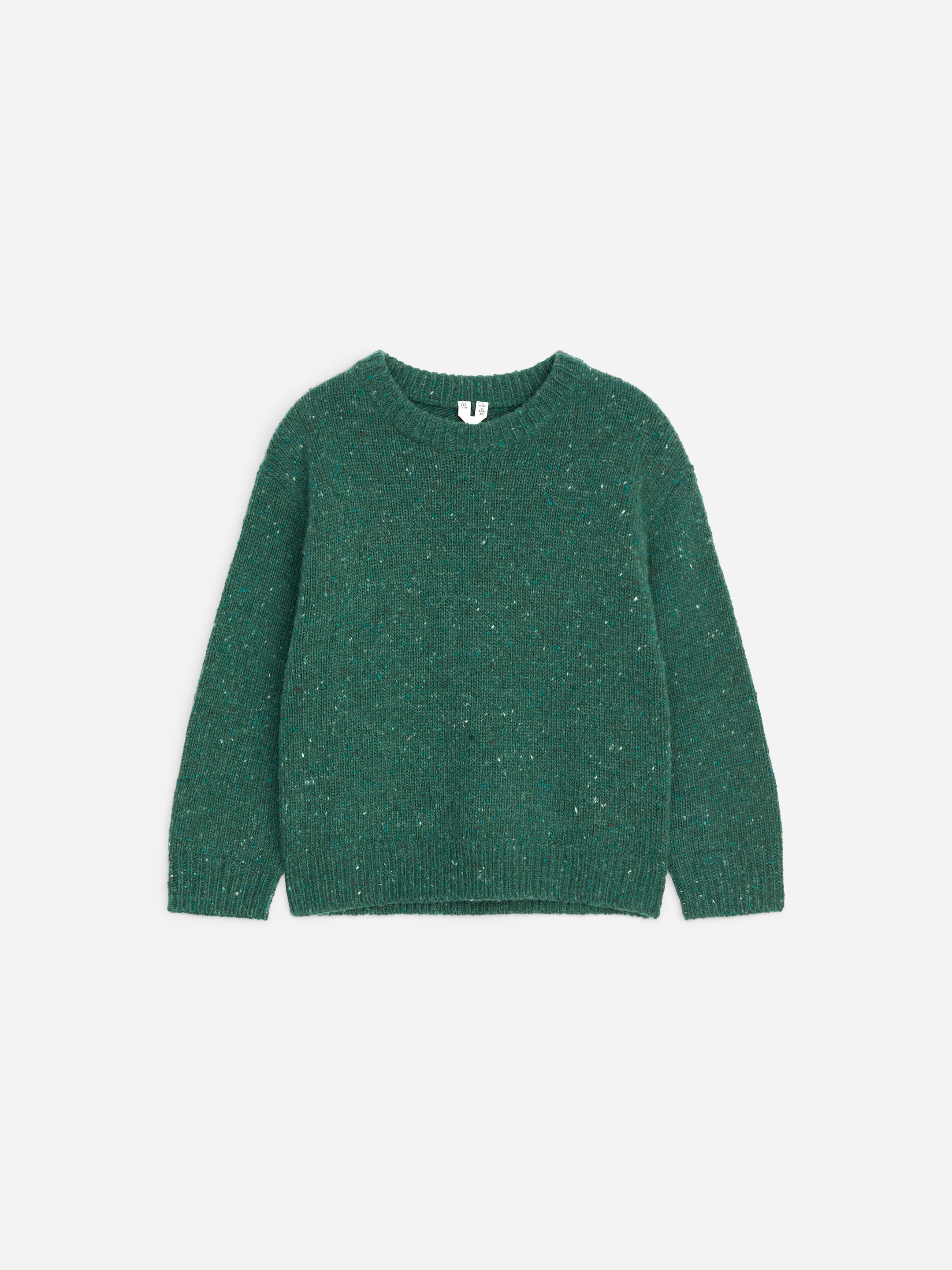 Chunky stickad tröja-Green-20418