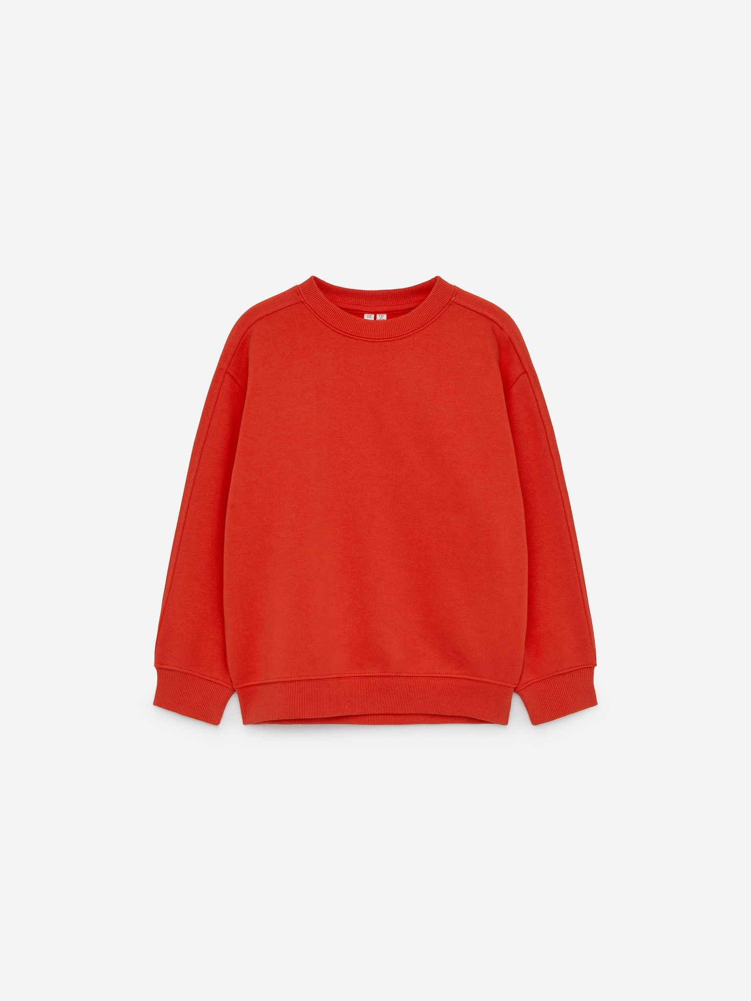 Schweres Sweatshirt - Rot