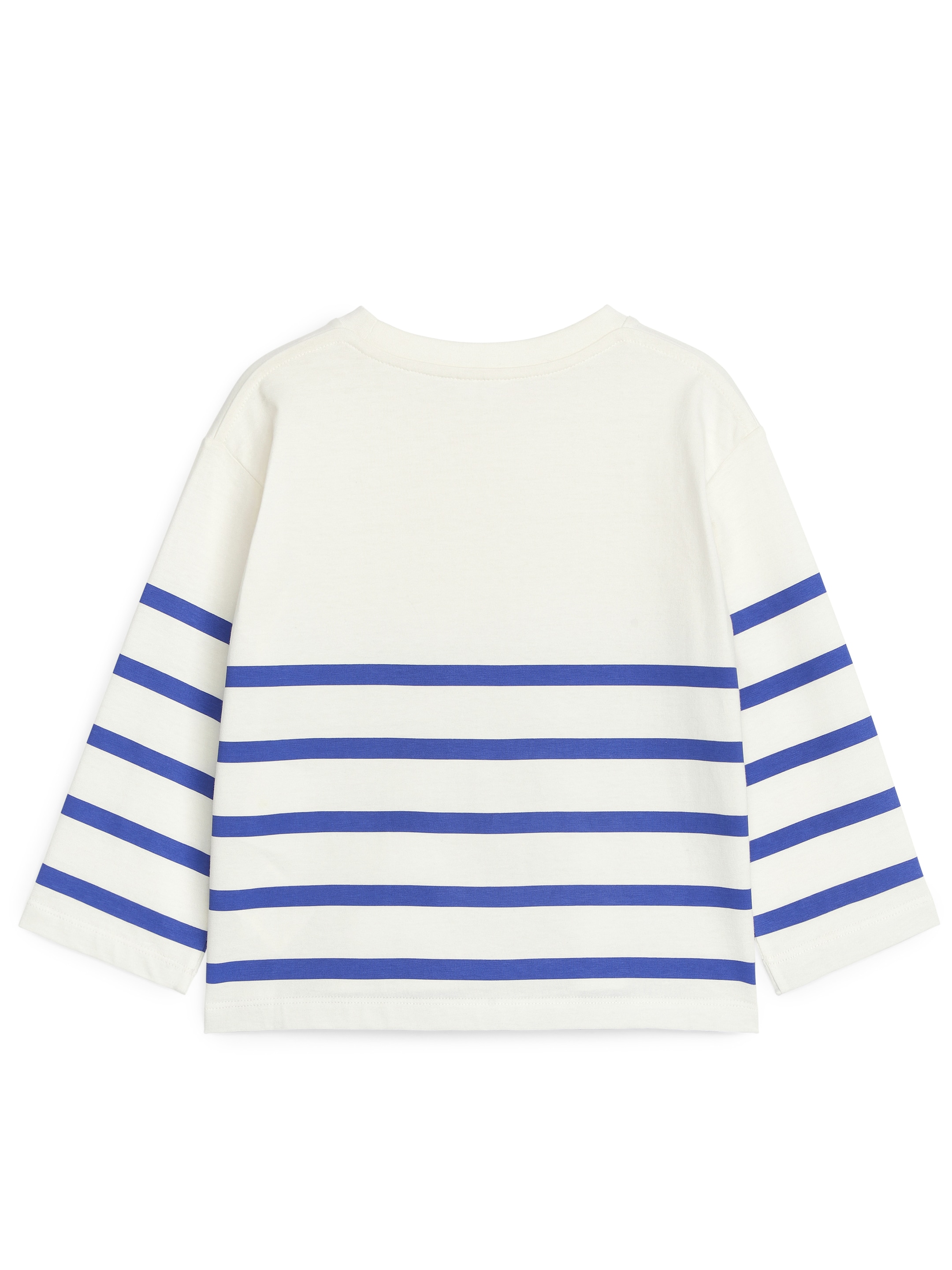 Langarmshirt - Weiß/Blau - Loose Fit - Kinder - StillMedia/DescriptiveStillLife - 3