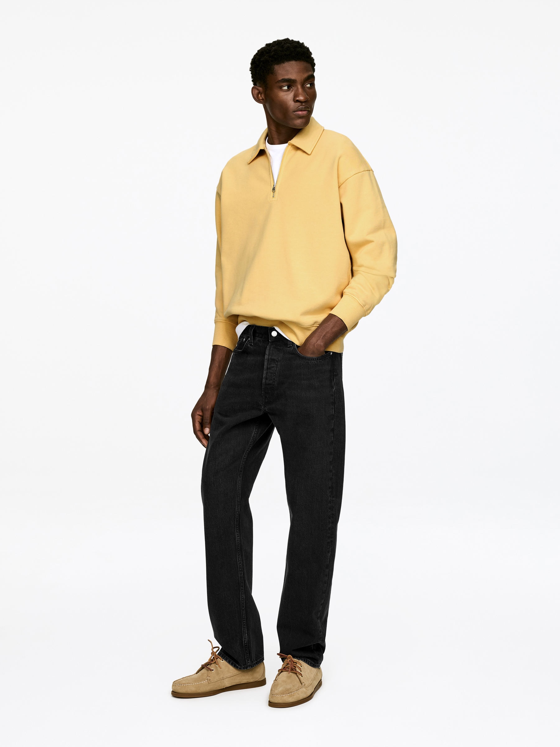 CLIFF Regular Straight Jeans - Schwarz - Regular Fit - Men - StillMedia/Lookbook - 4