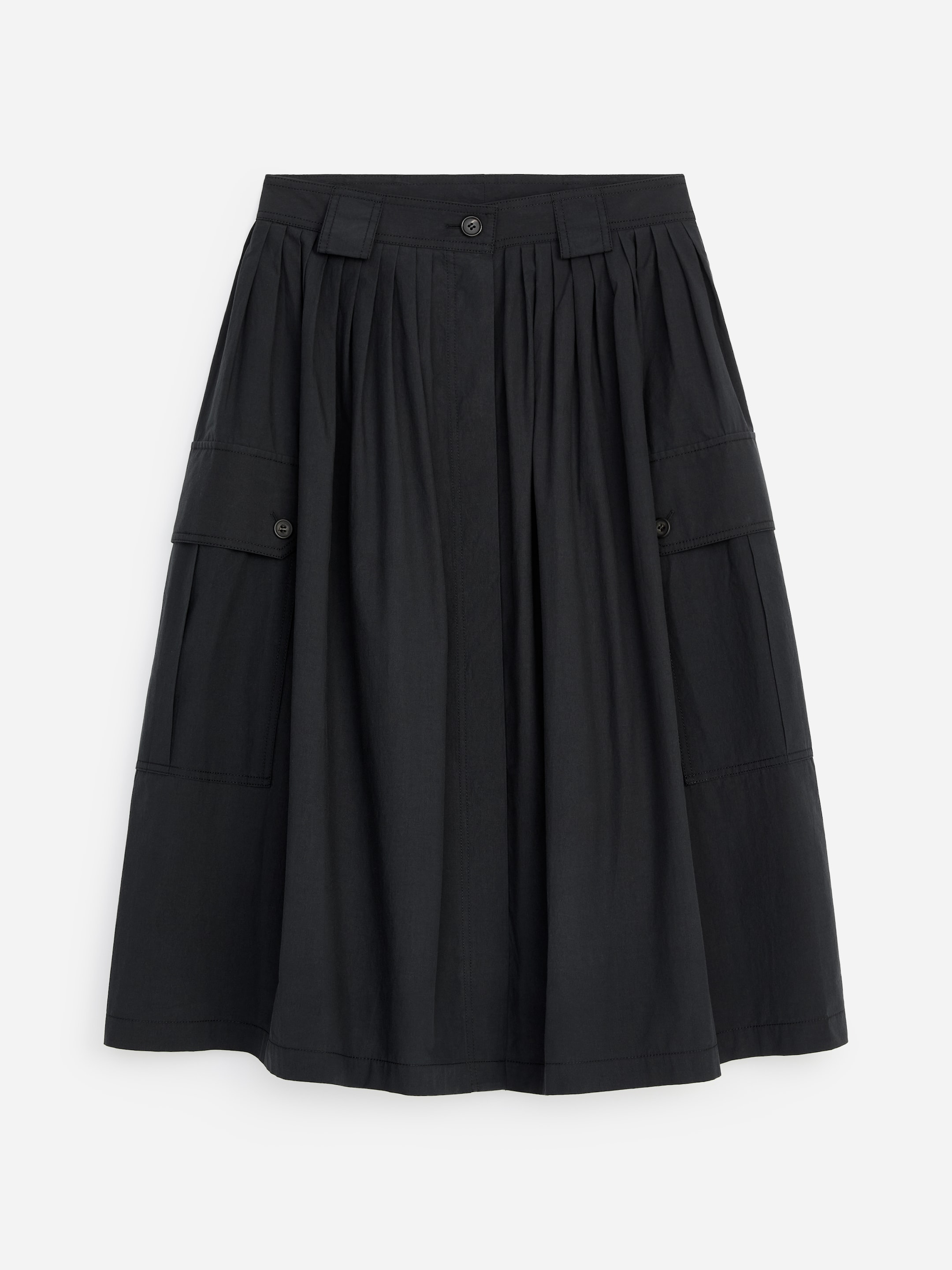 Falda funcional de algodón - Negro - Corte relajado - Women - StillMedia/DescriptiveStillLife - 1