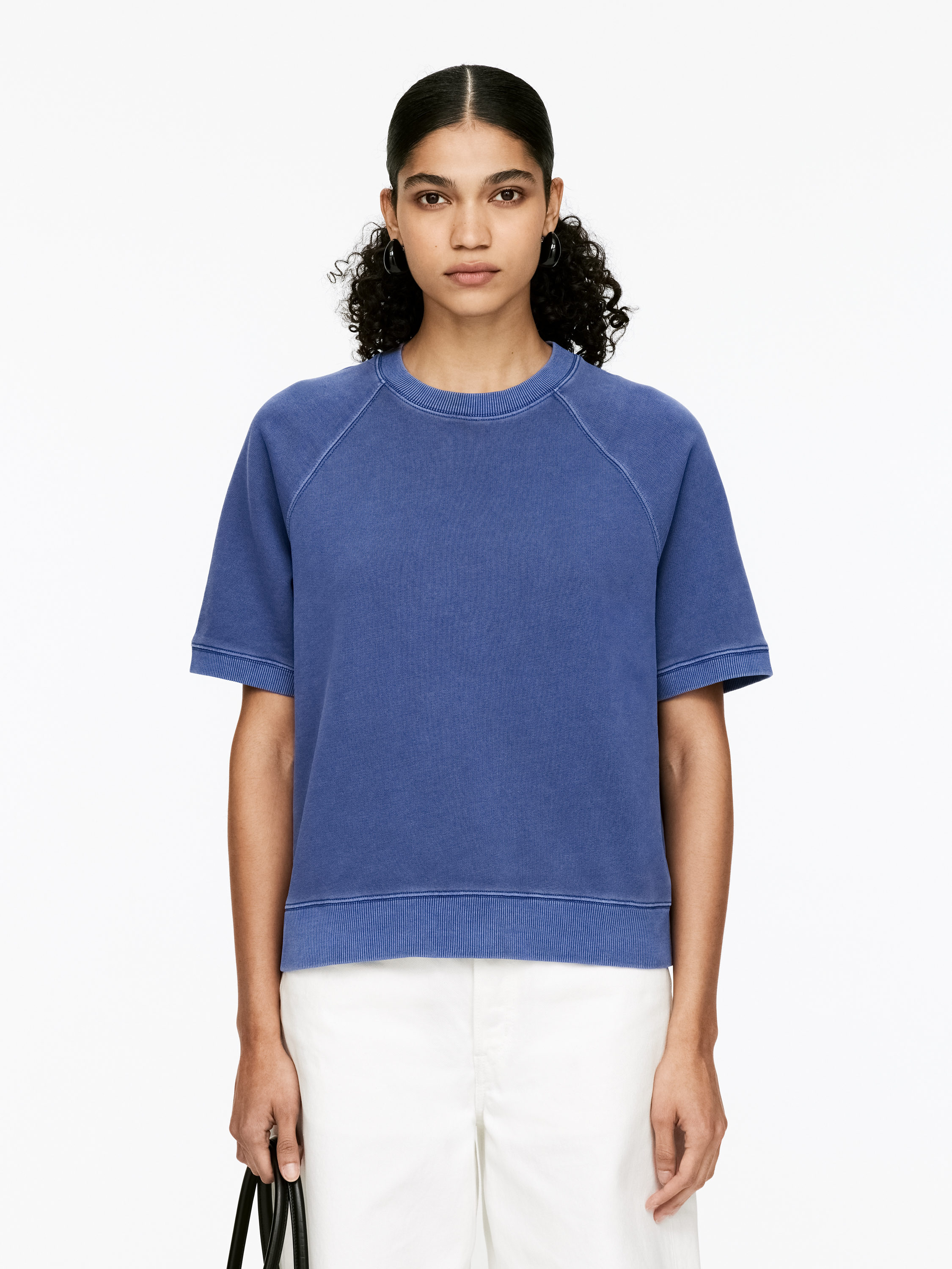 French Terry Sweatshirt-#2F2F55-16214