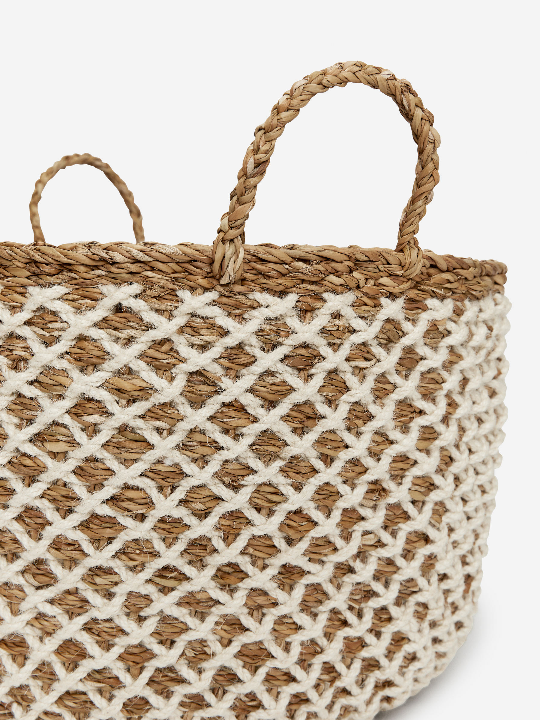 Large Storage Basket - Beige/Off White - Homeware - StillMedia/DescriptiveDetail - 3